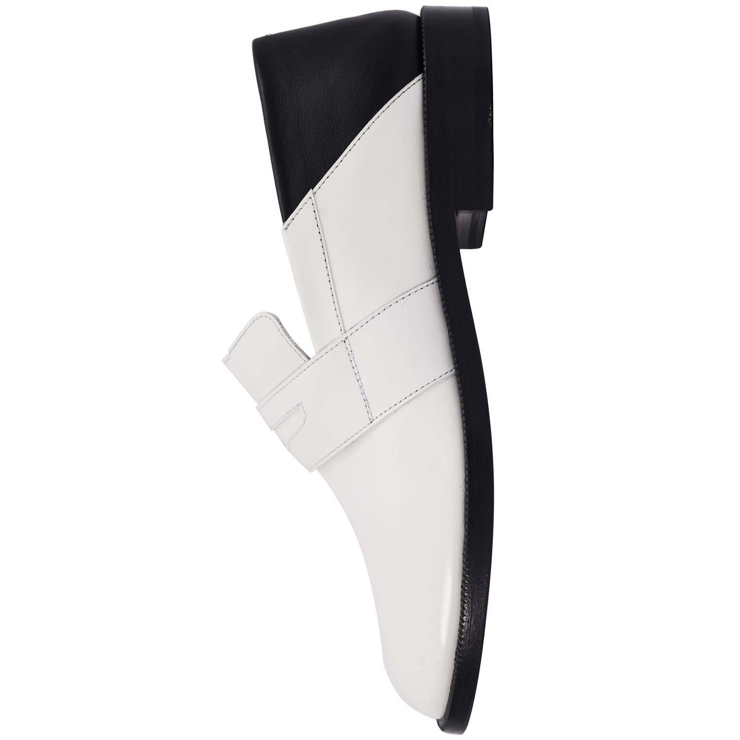 Maison Margiela White & Black Tabi Loafers