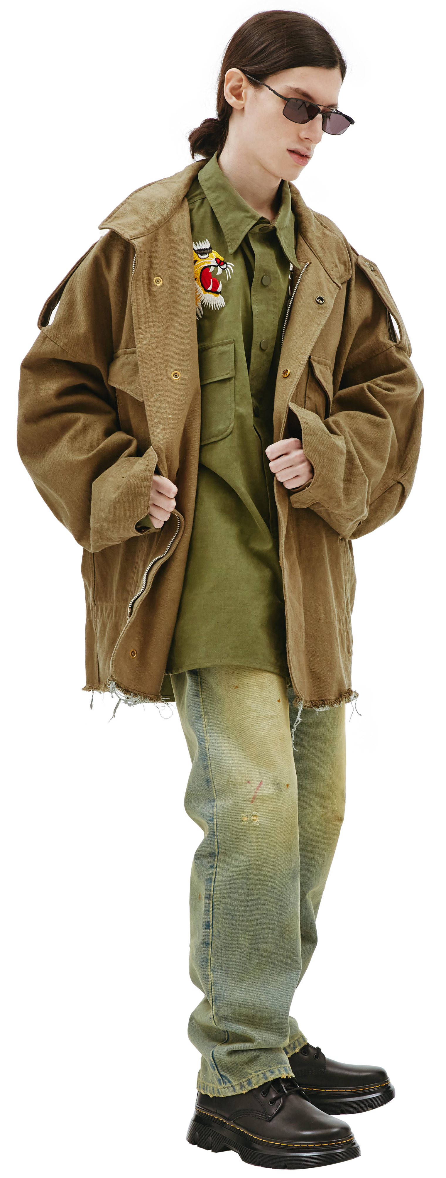 Doublet Silk Twill Military jacket