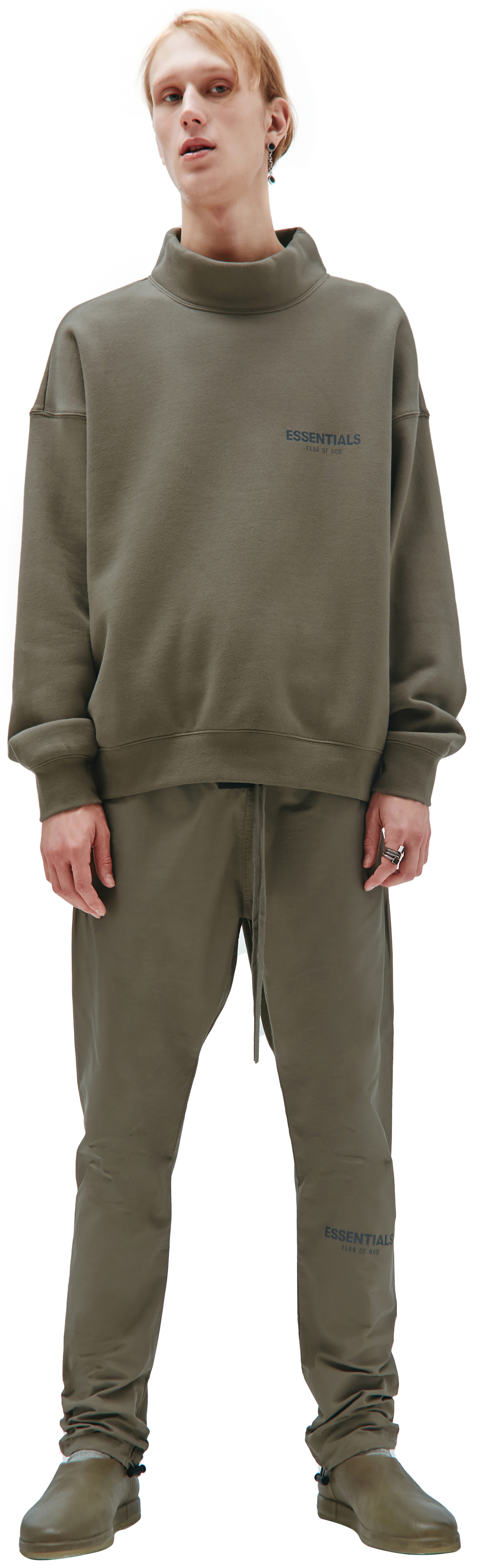 Fear of God Essentials Cotton Pullover Mockneck