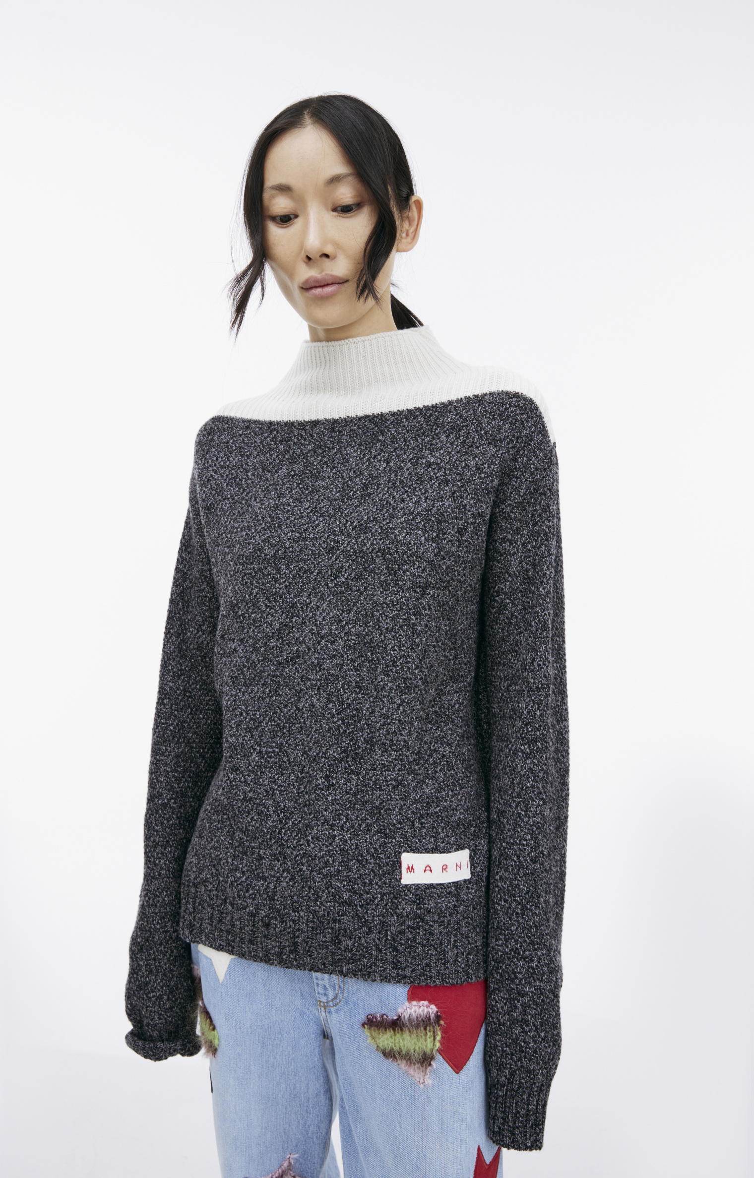 Marni High-necked wool sweater