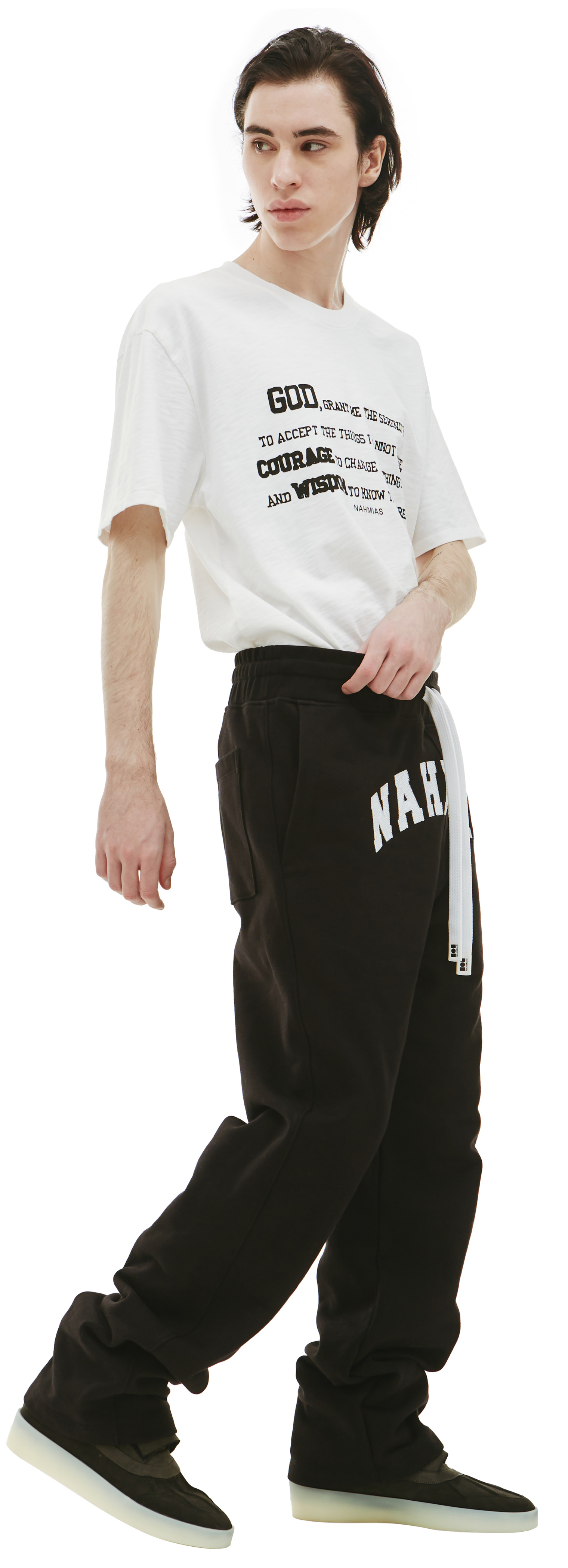 Nahmias Logo cotton sweatpants