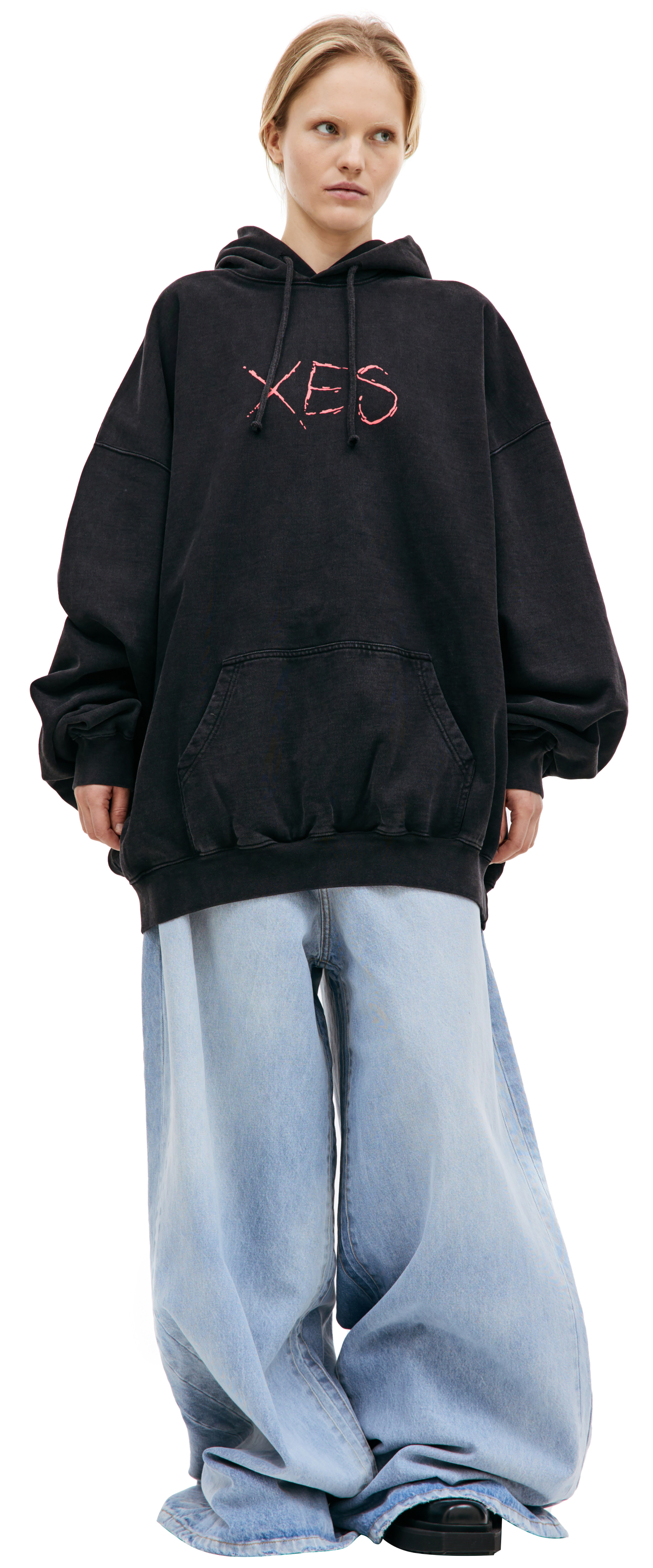 VETEMENTS XES printed hoodie