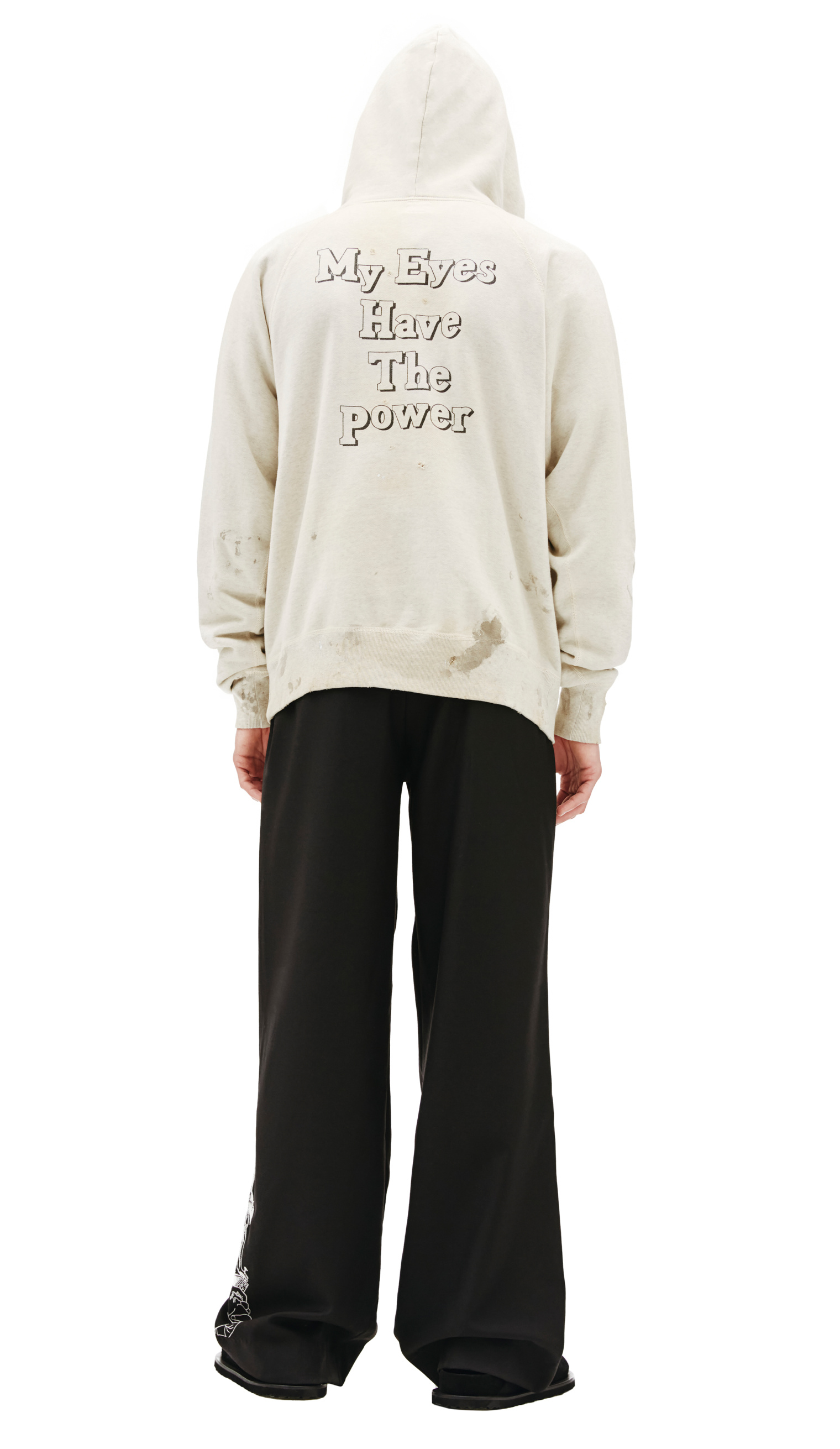 Saint Michael God Eye Printed Hoodie