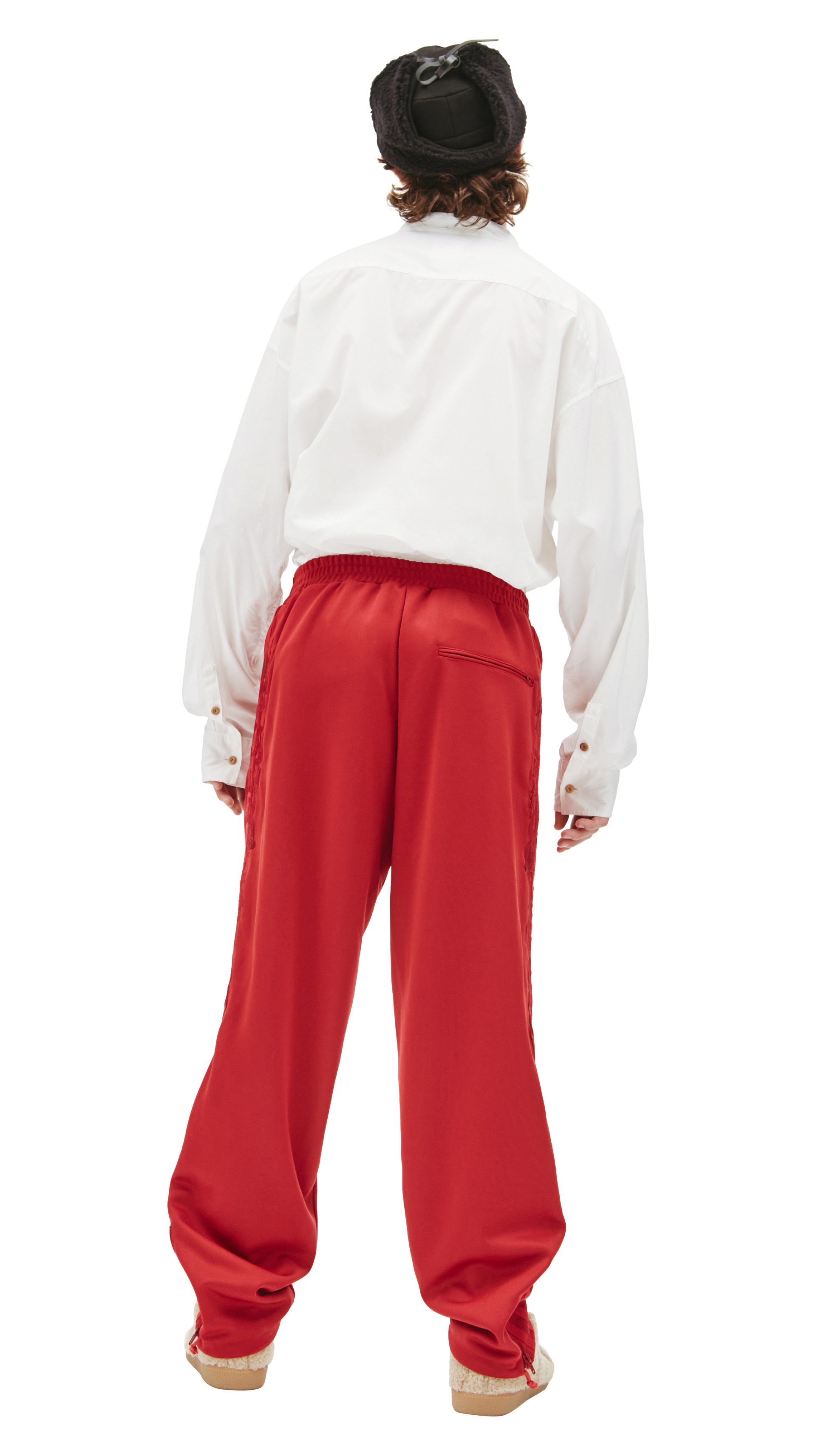 Doublet Red Embroidered Sweatpants