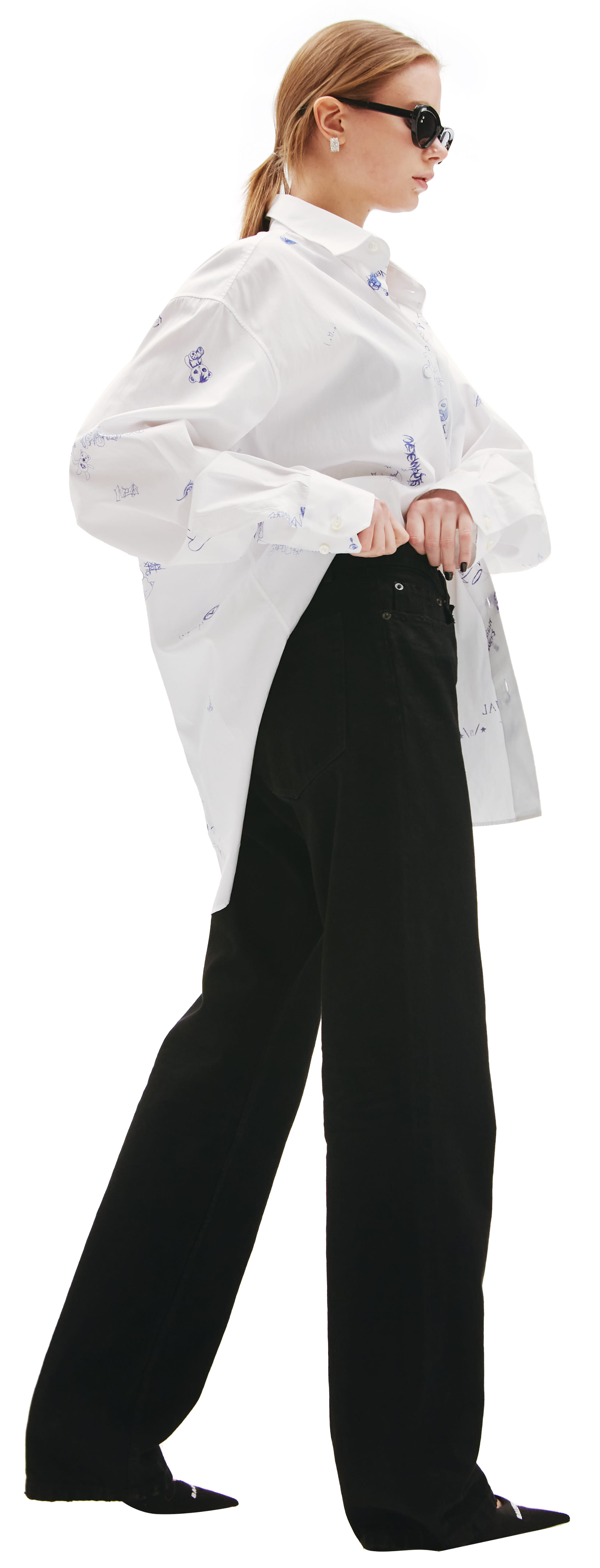 Balenciaga Normal Fit Jeans in black