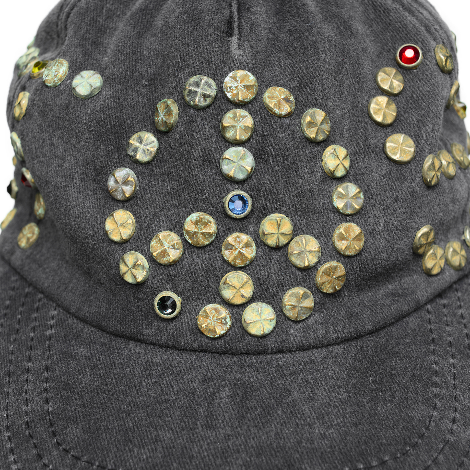Satoshi Nakamoto Black cap with rivets