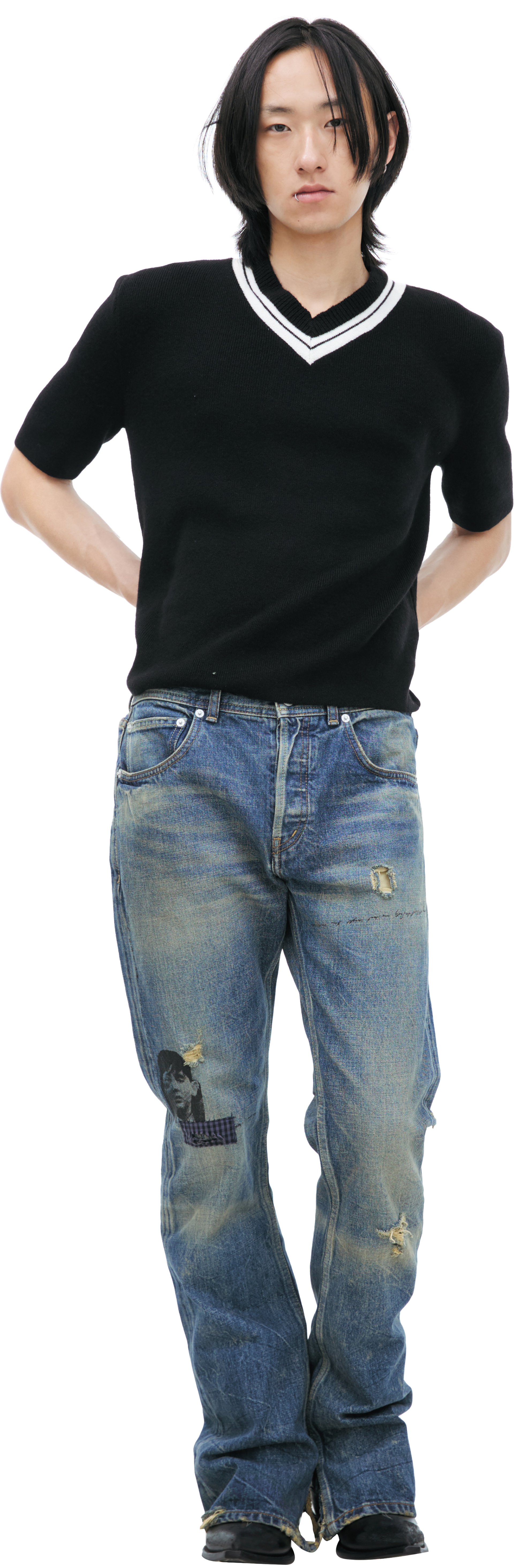 Enfants Riches Déprimés Jeans with patches
