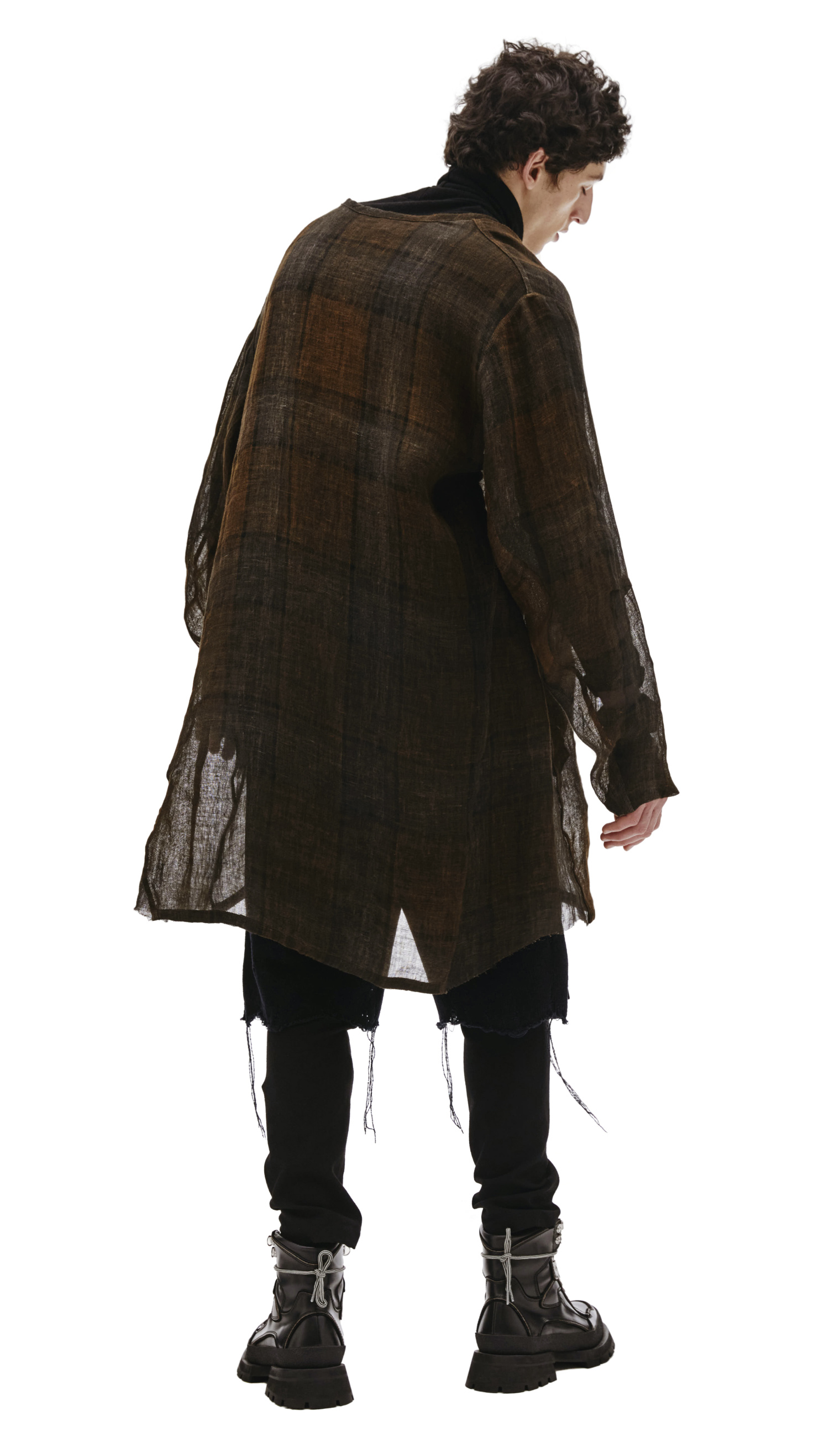 Ann Demeulemeester Рубашка из тонкого льна