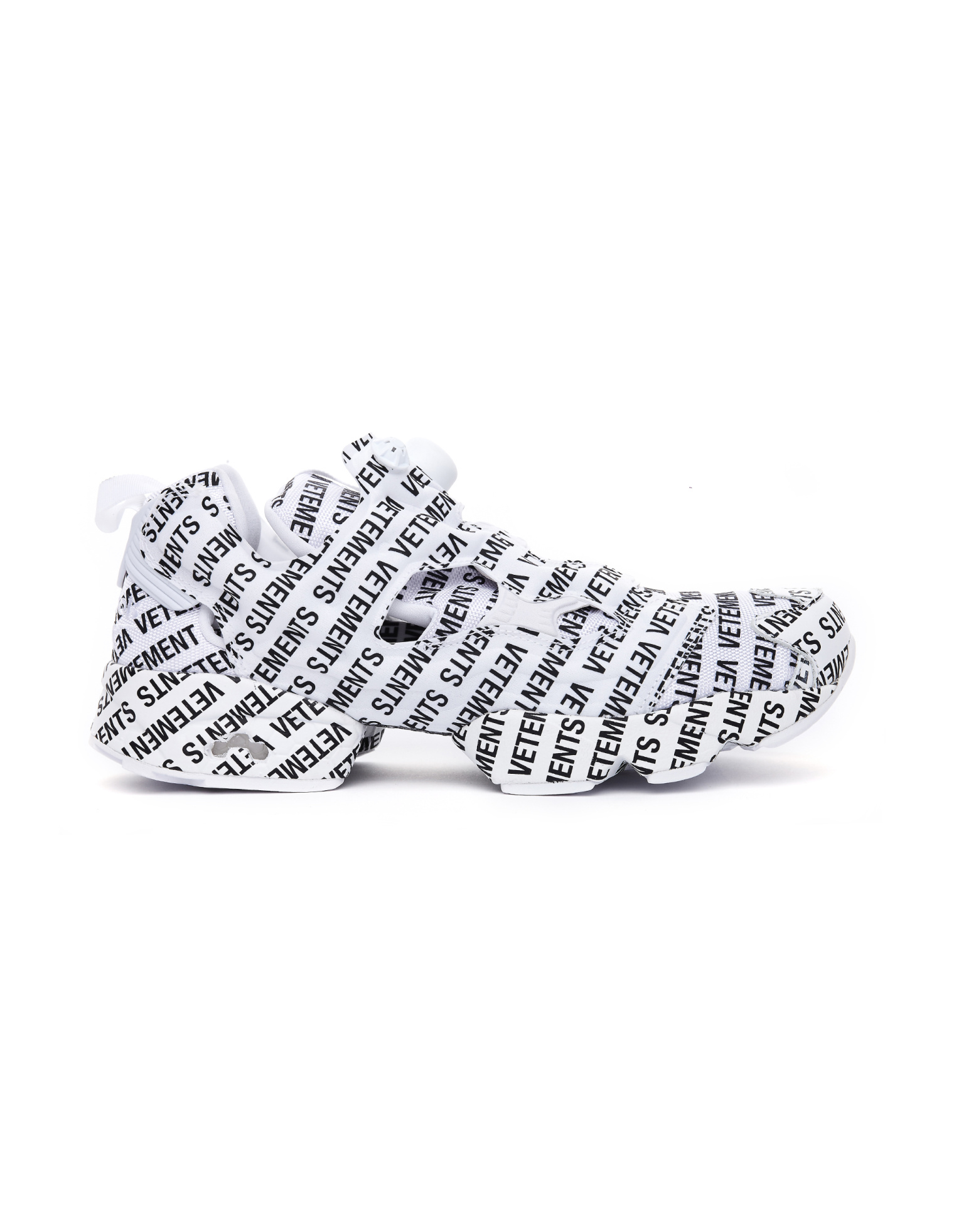 VETEMENTS Белые кроссовки Reebok Insta Pump Fury