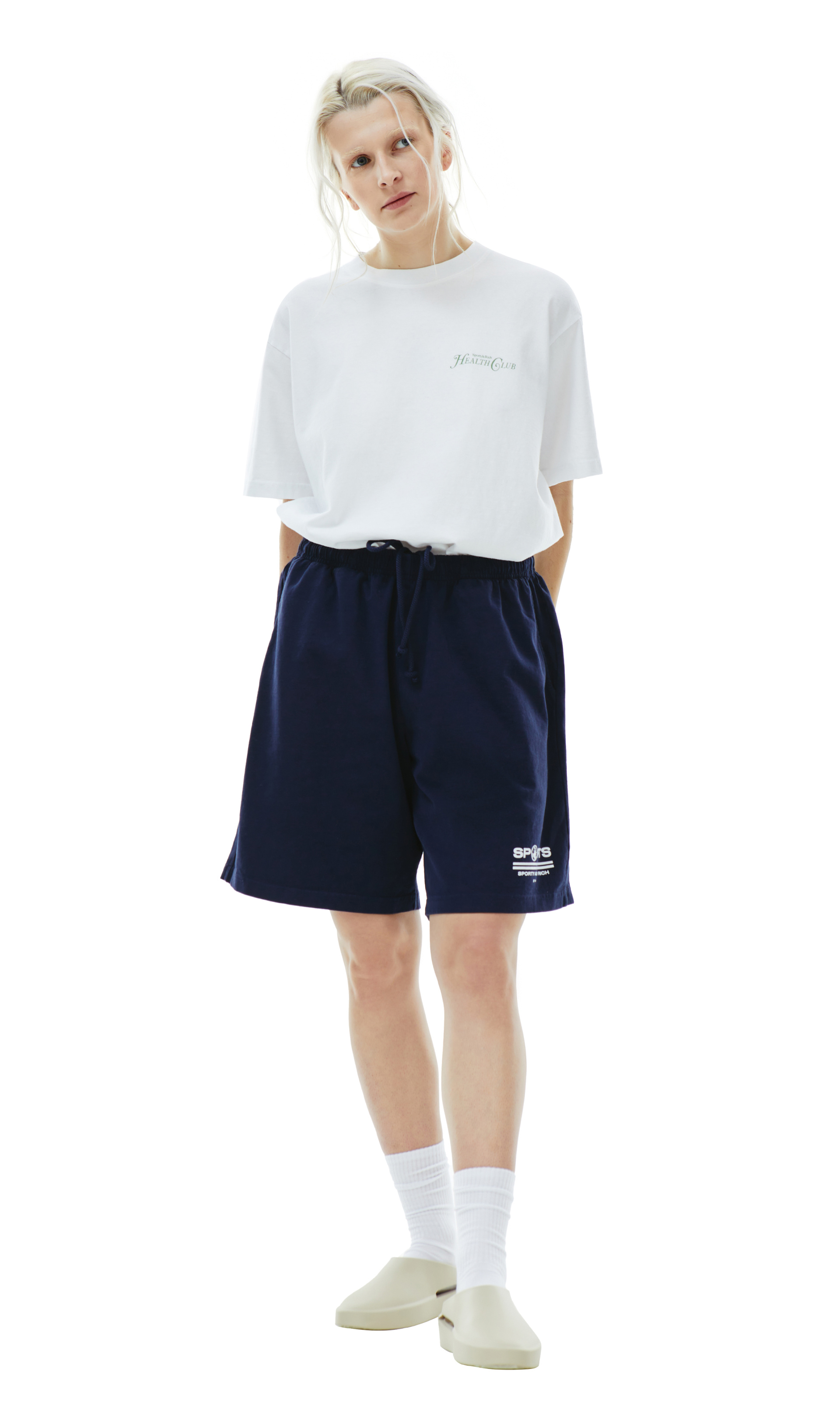 SPORTY & RICH White Rizzoli t-Shirt