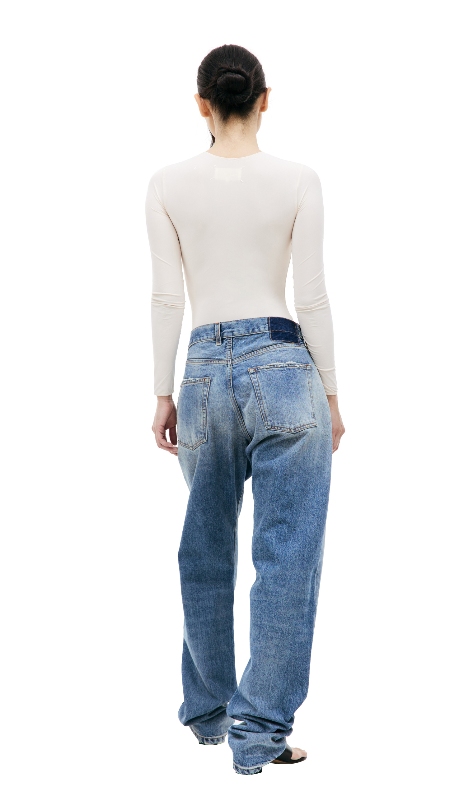 Maison Margiela Джинсы - бойфренды с выстиранным эффектом