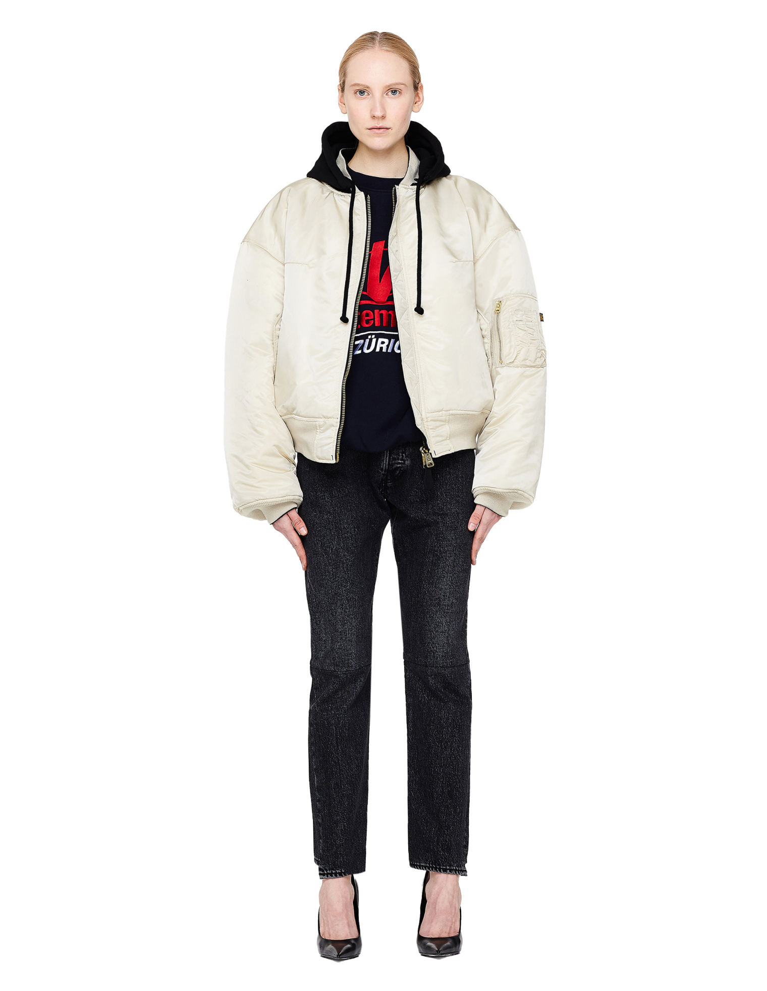 VETEMENTS Двусторонний укороченный бомбер