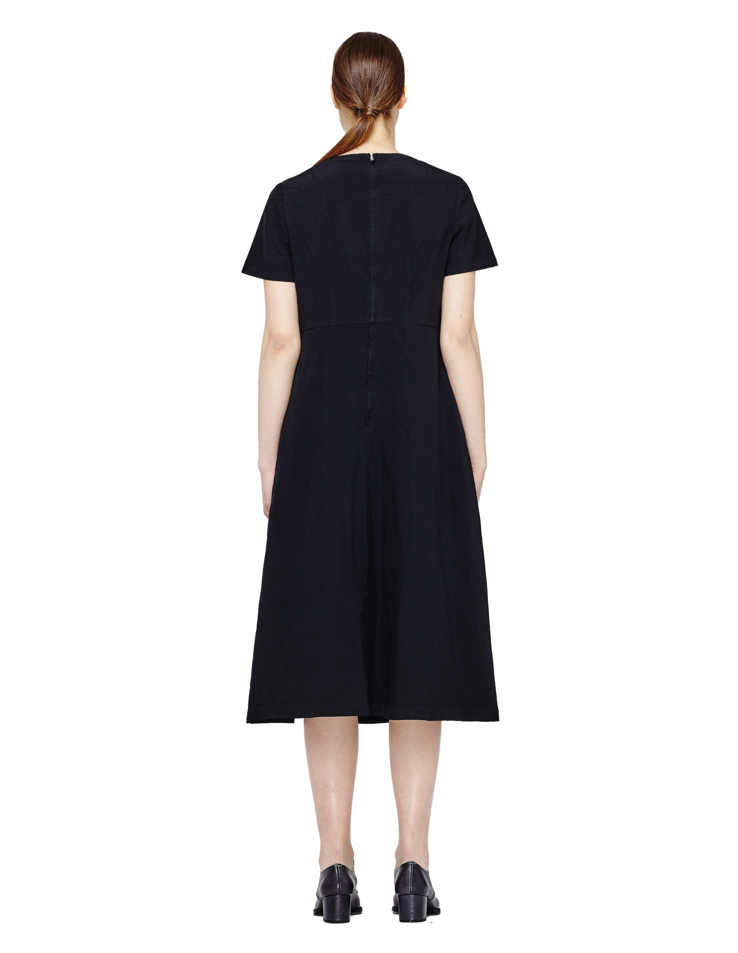 Comme des Garcons CdG Черное платье с квадратным вырезом