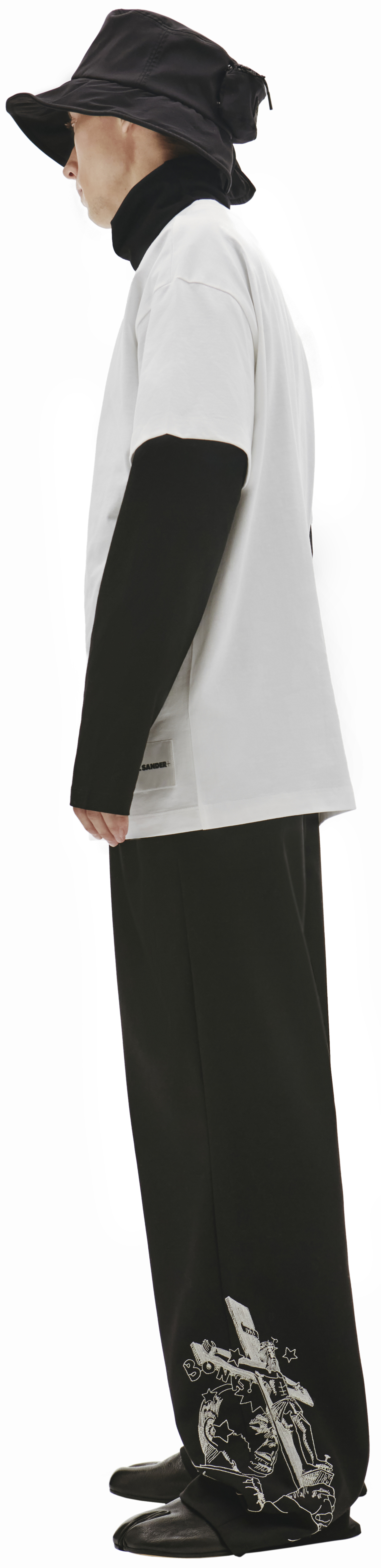 Jil Sander 3-Pack T-Shirt Set in White