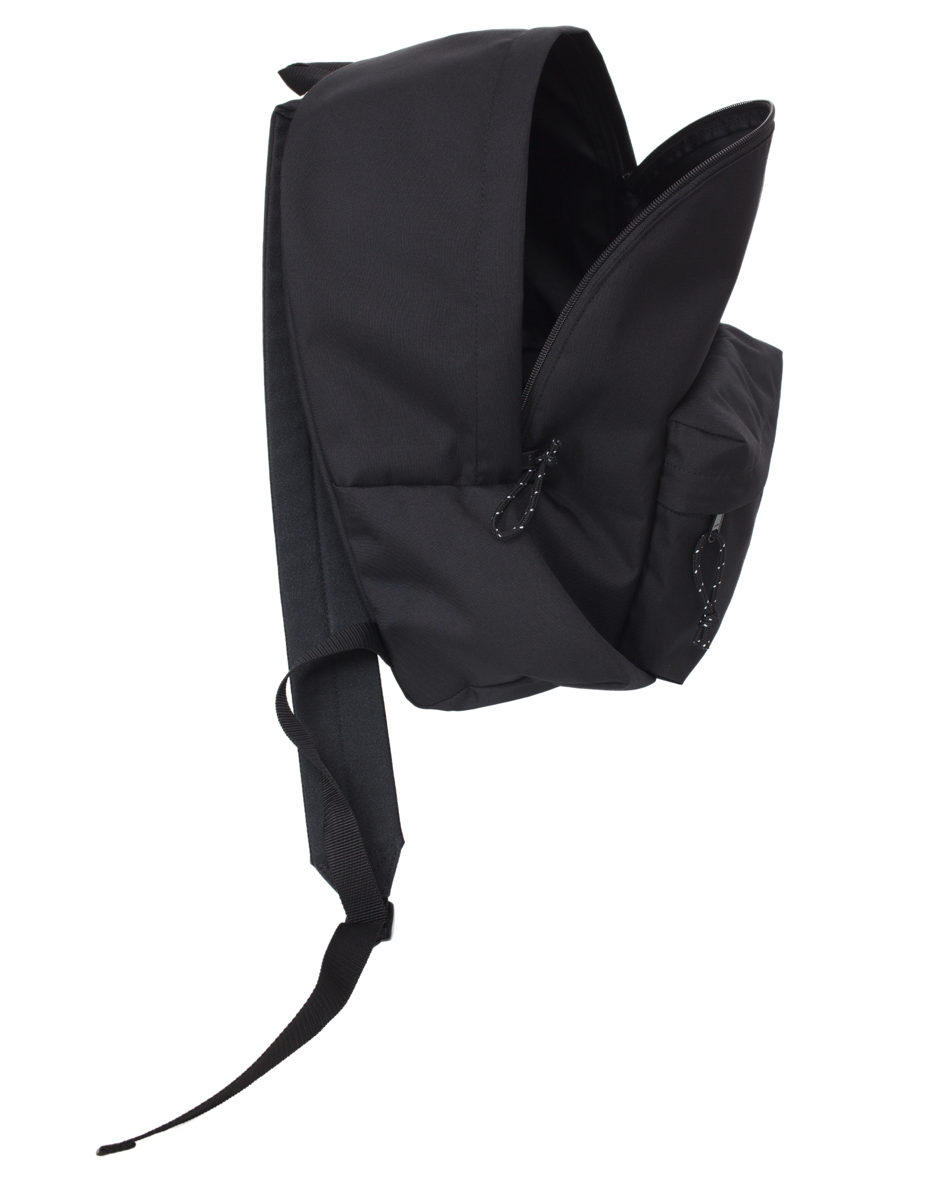 Saint Michael Black small backpack  with logo patch