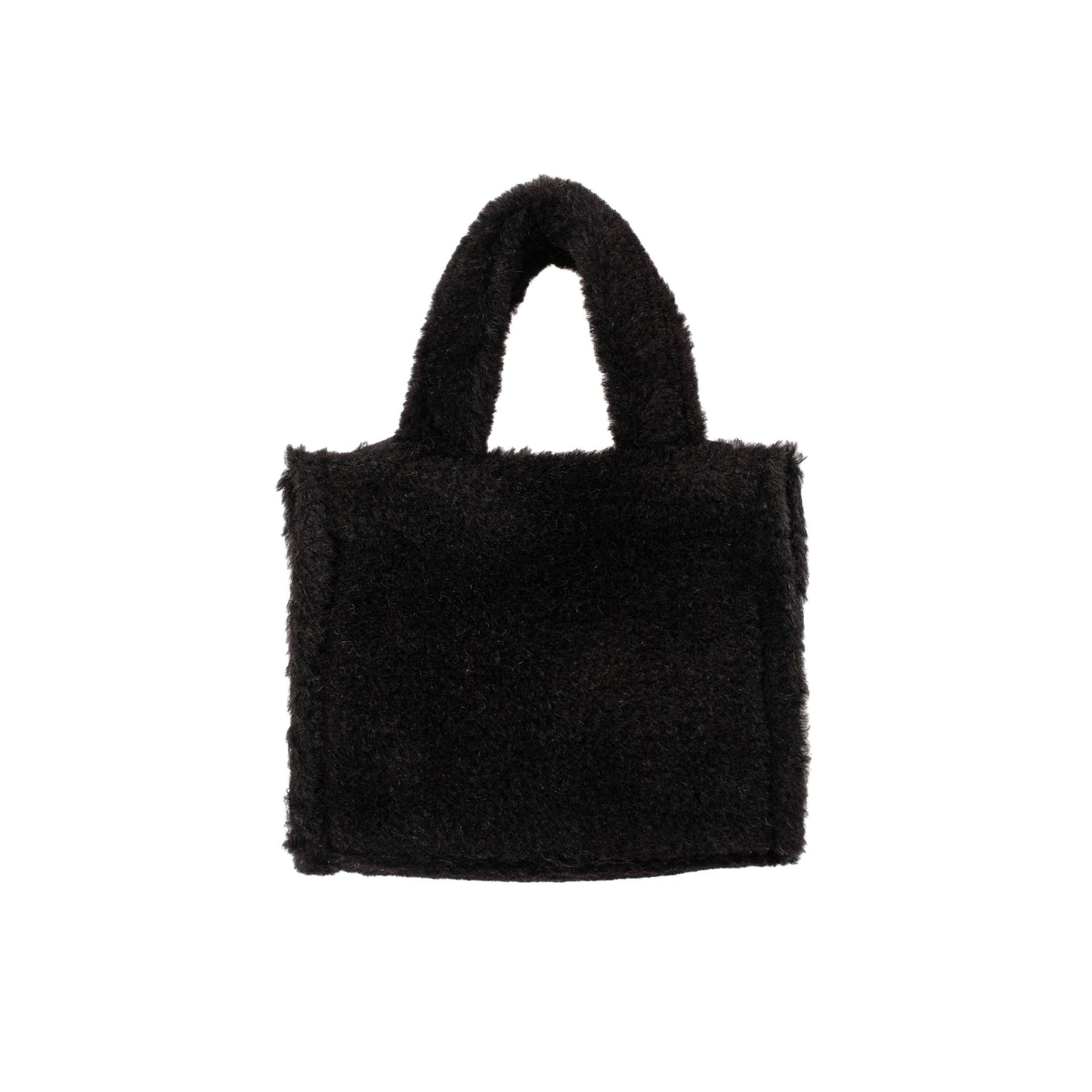 Doublet Black Alpaca Wool Bag