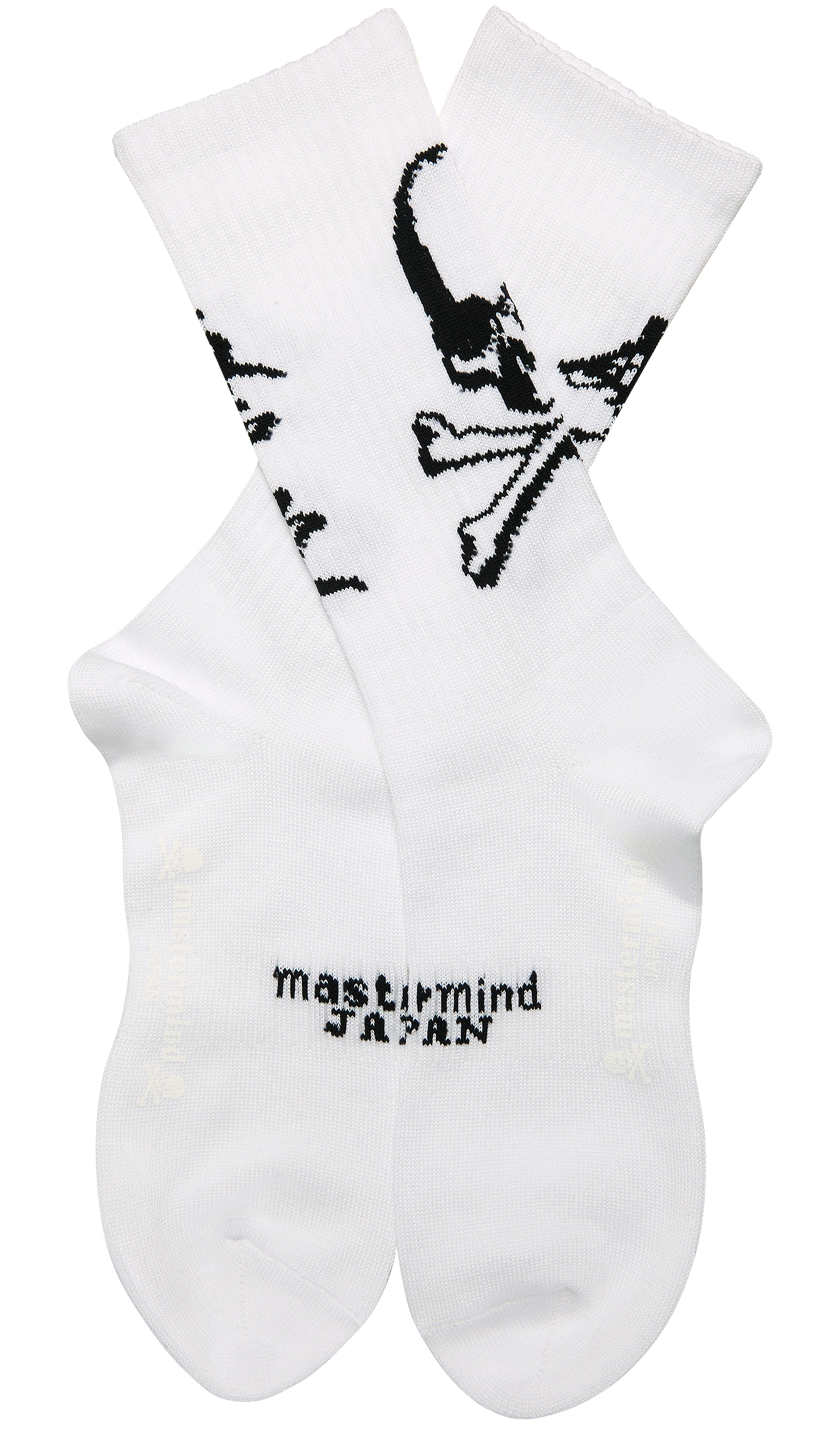 Mastermind WORLD White cotton socks