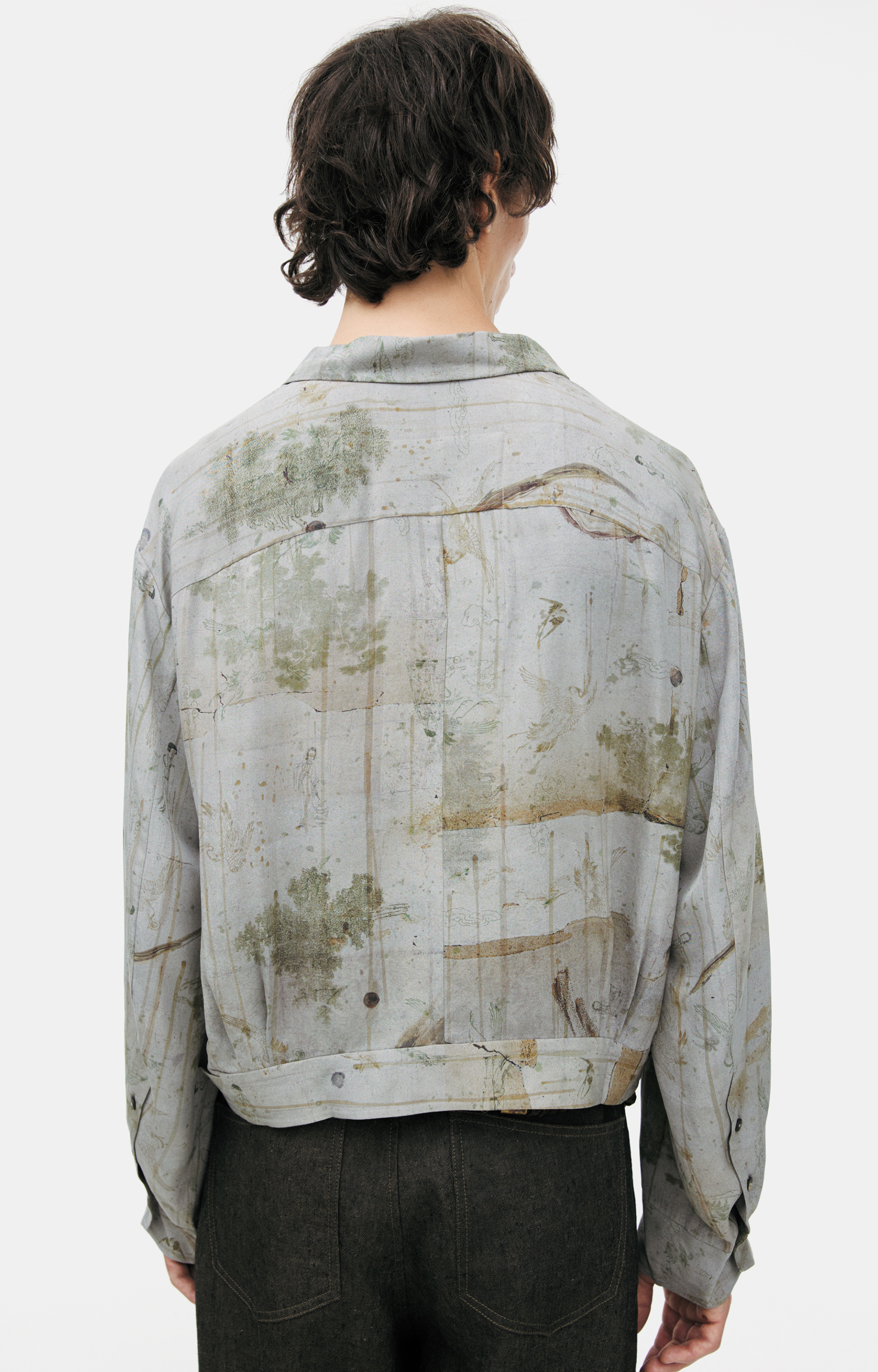 Ziggy Chen Shirt with a turn-down collar