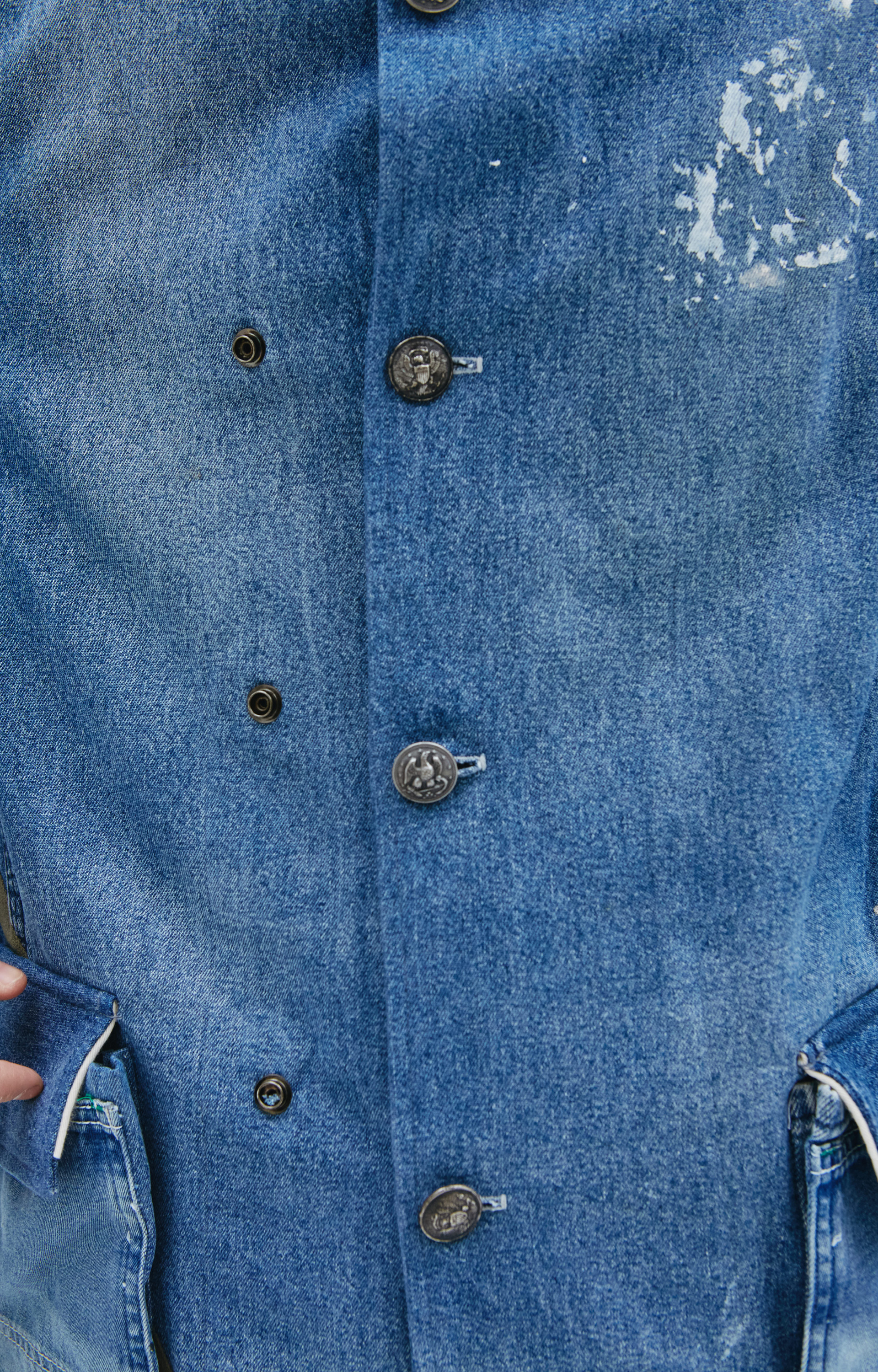 Greg Lauren Officer Ollie denim Jacket