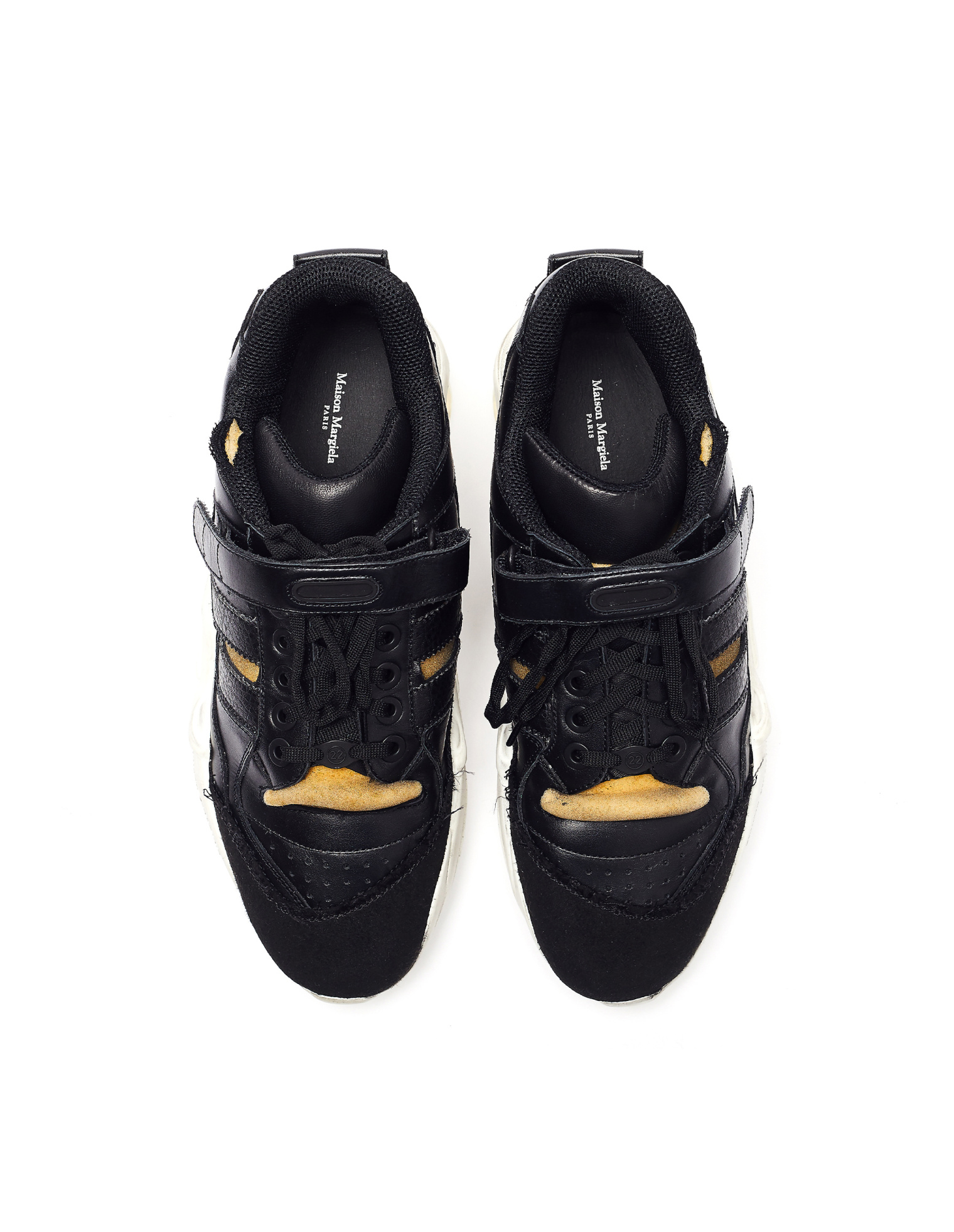 Maison Margiela Black Retro Fit Sneakers