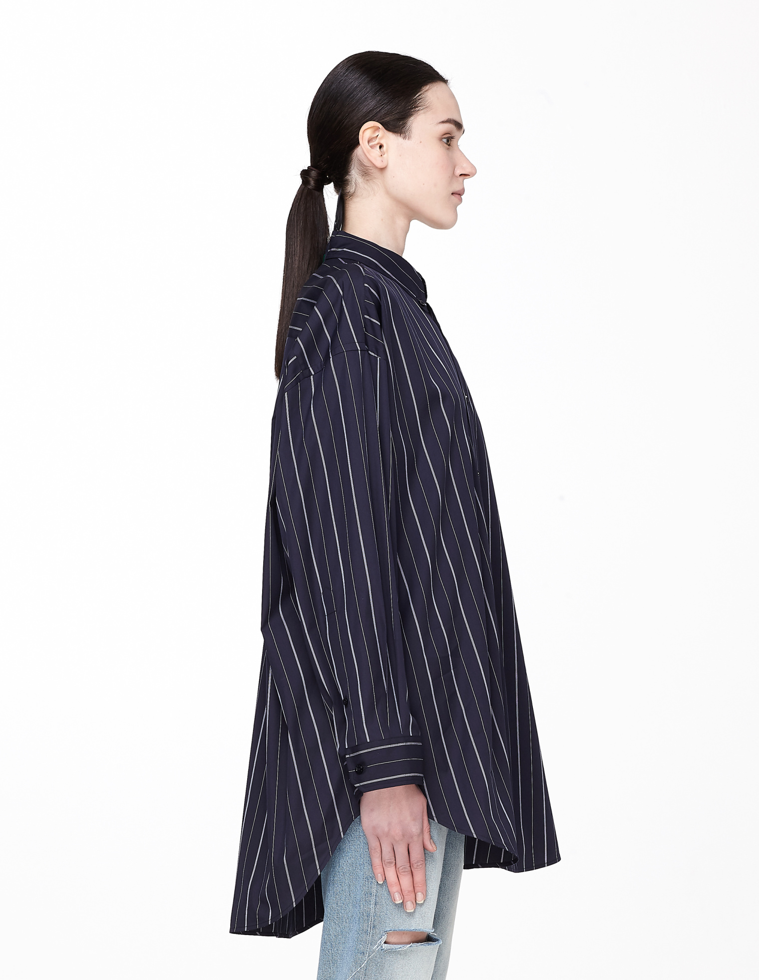 Balenciaga Синяя рубашка Tag