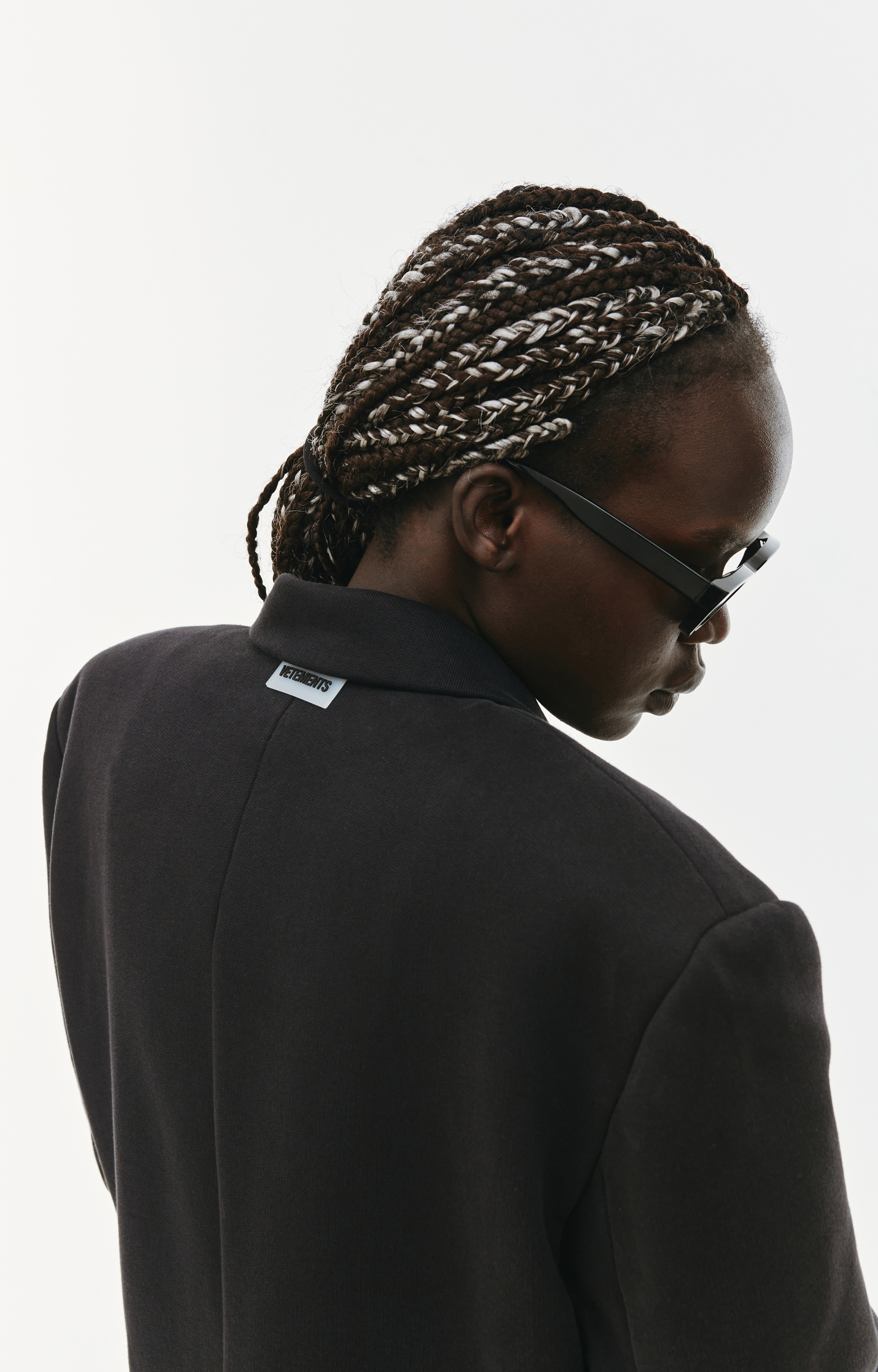 VETEMENTS Bleached oversize blazer