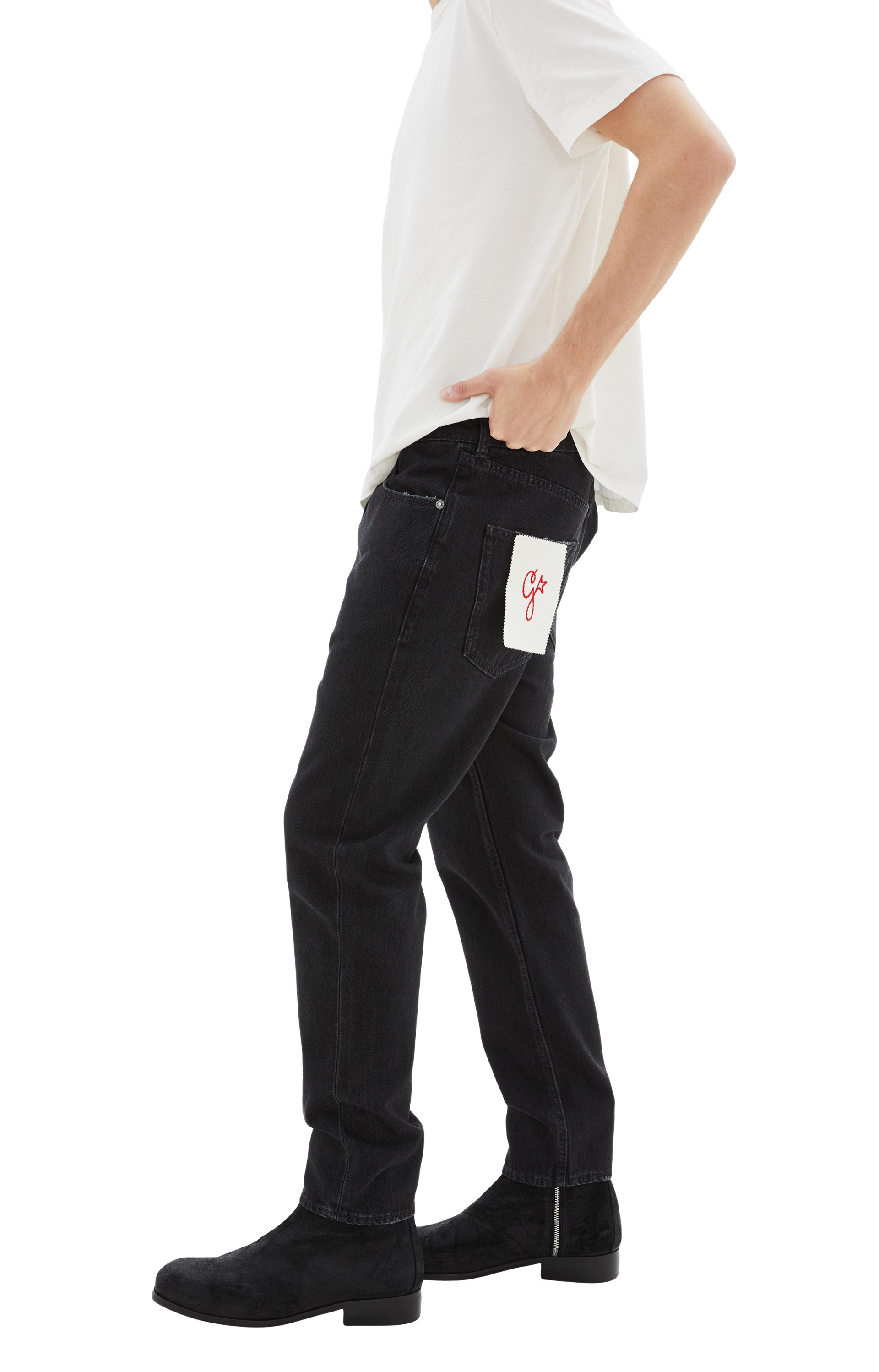 Golden Goose Happy One Washed Denim