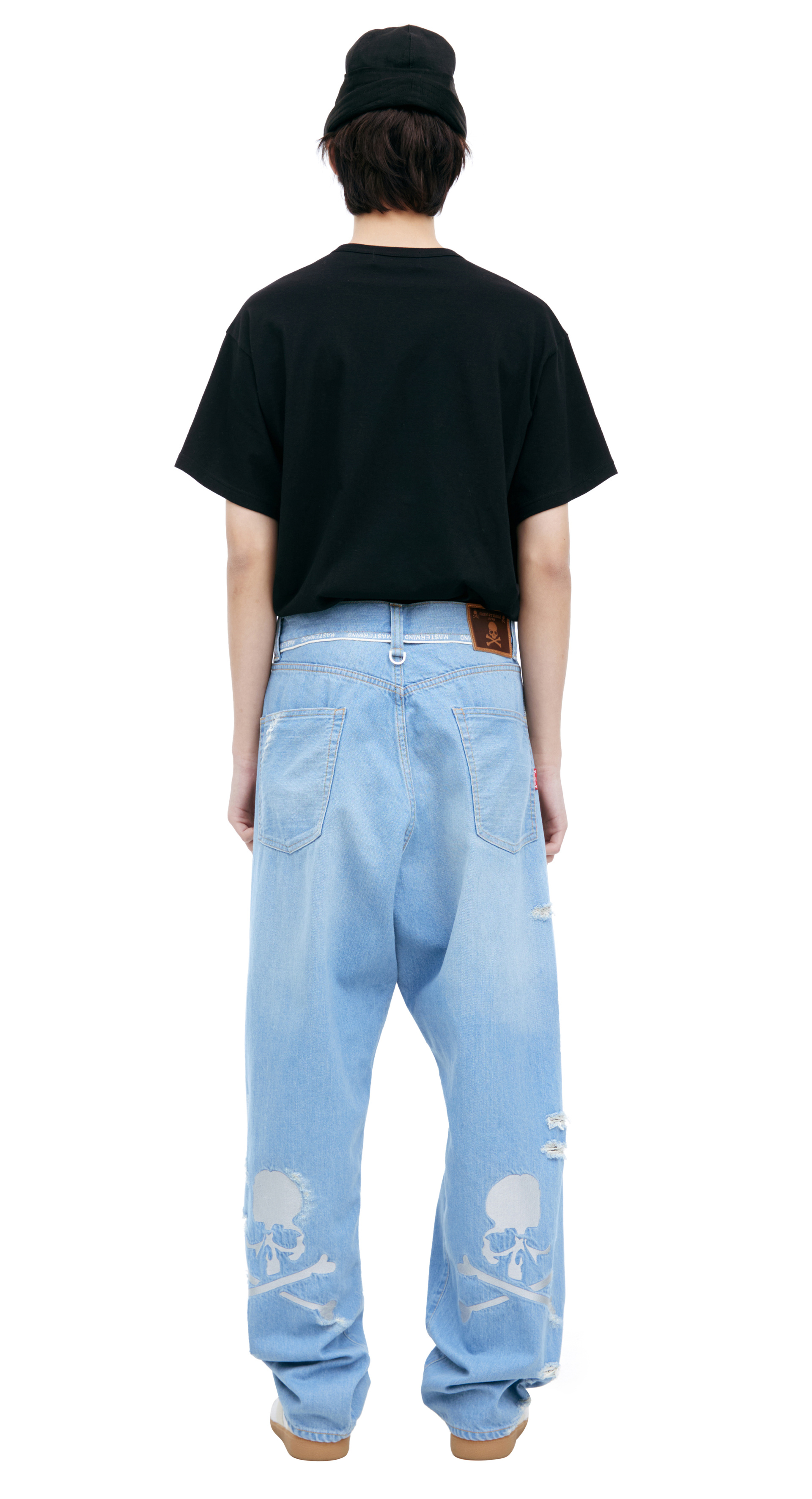 Mastermind WORLD Blue jeans with stripes