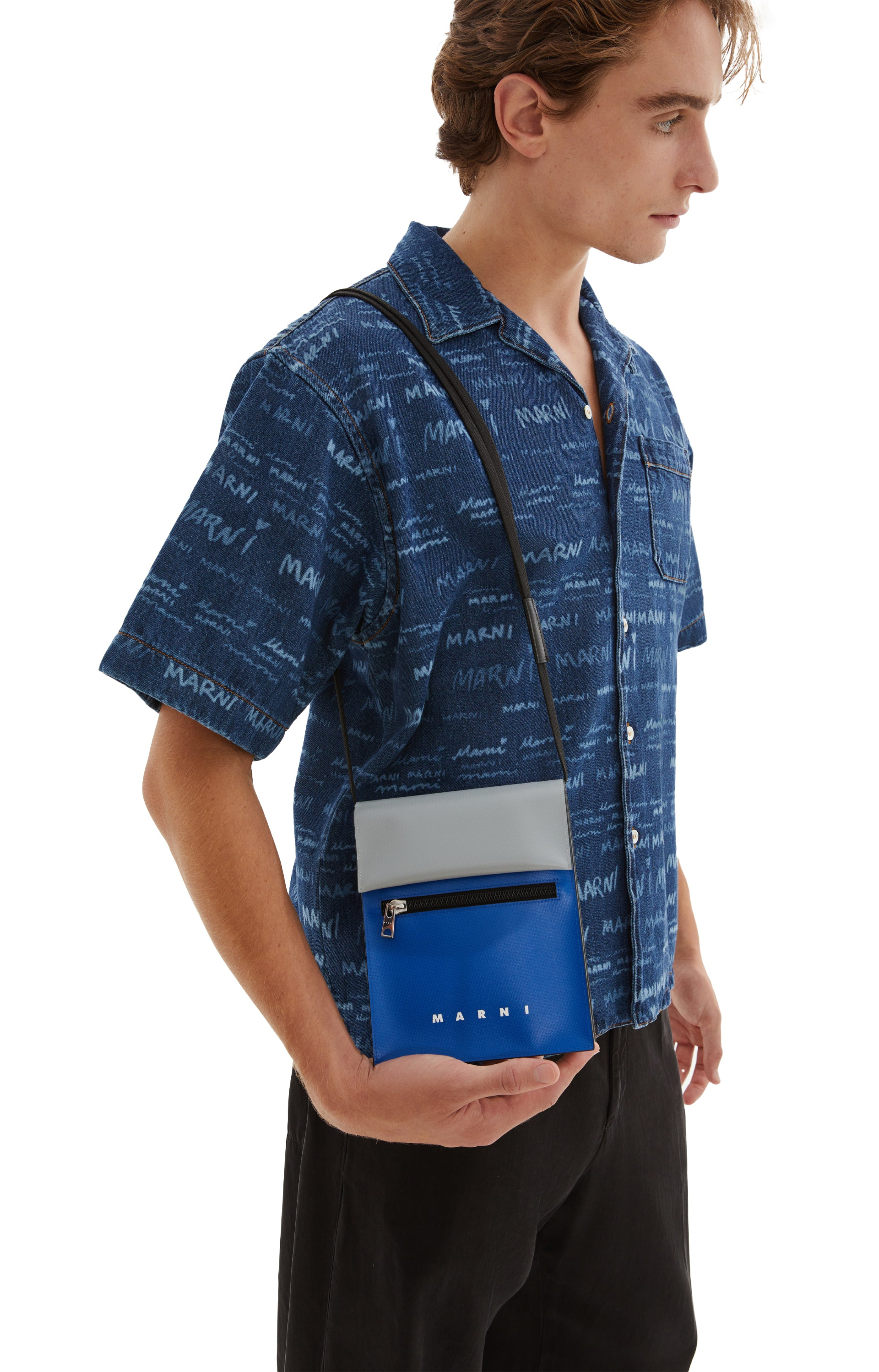 Marni Color Block Shoulder Bag