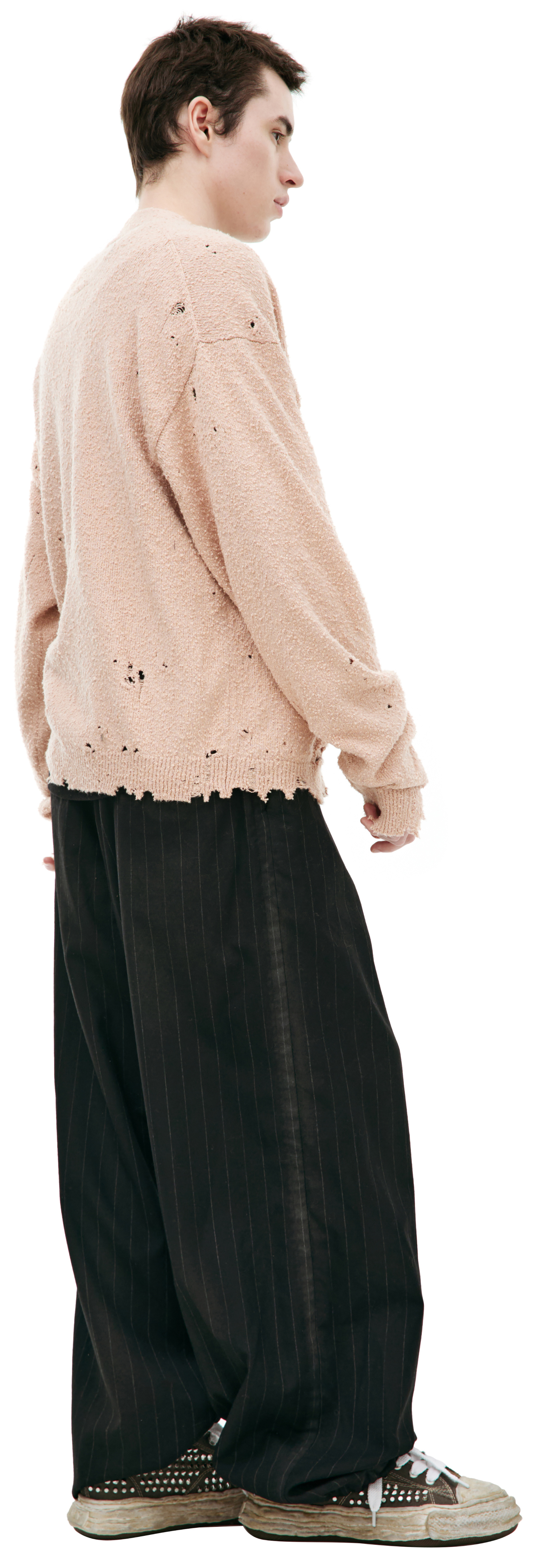 Maison Mihara Yasuhiro Embroidered knit cardigan