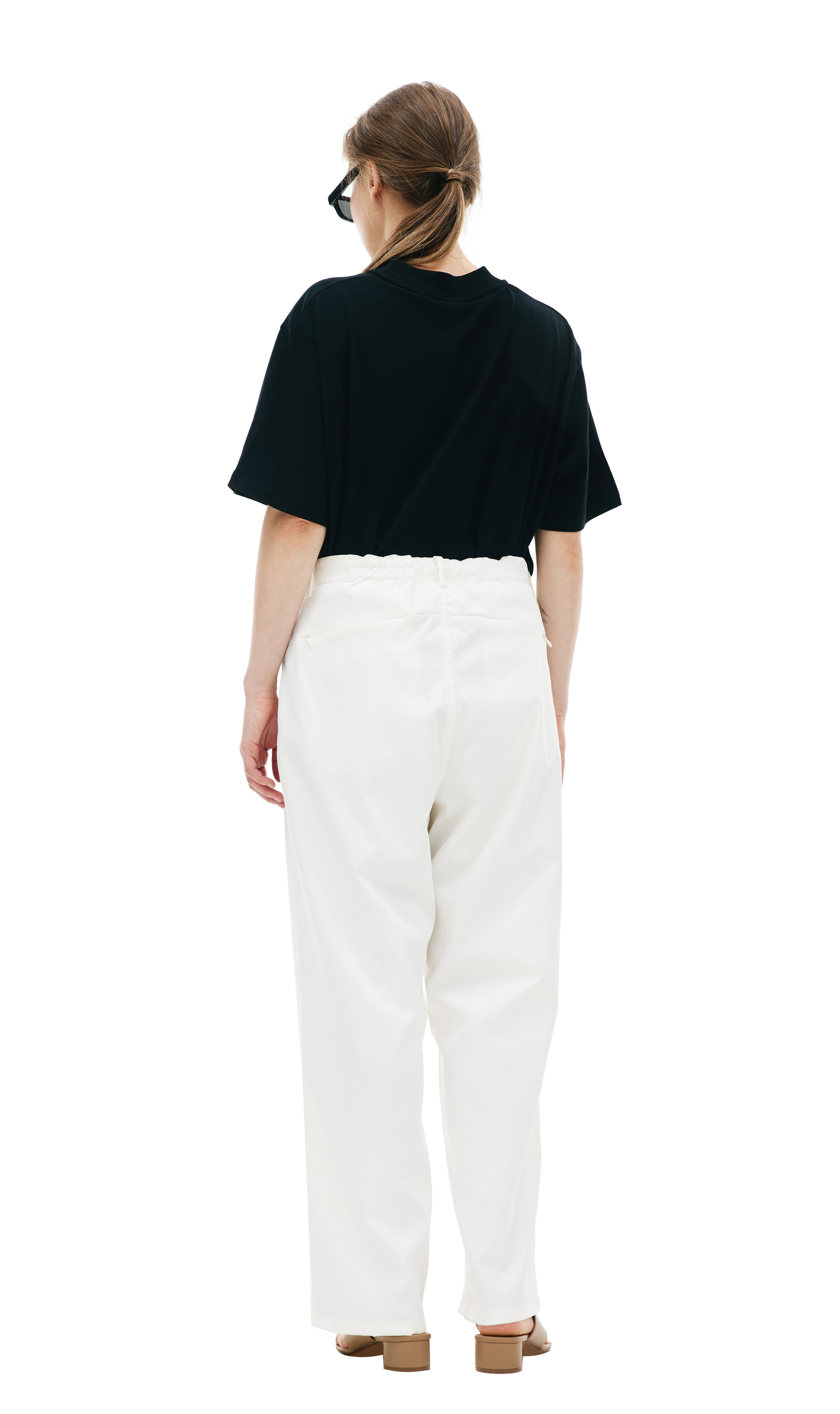 KIMMY White straight trousers