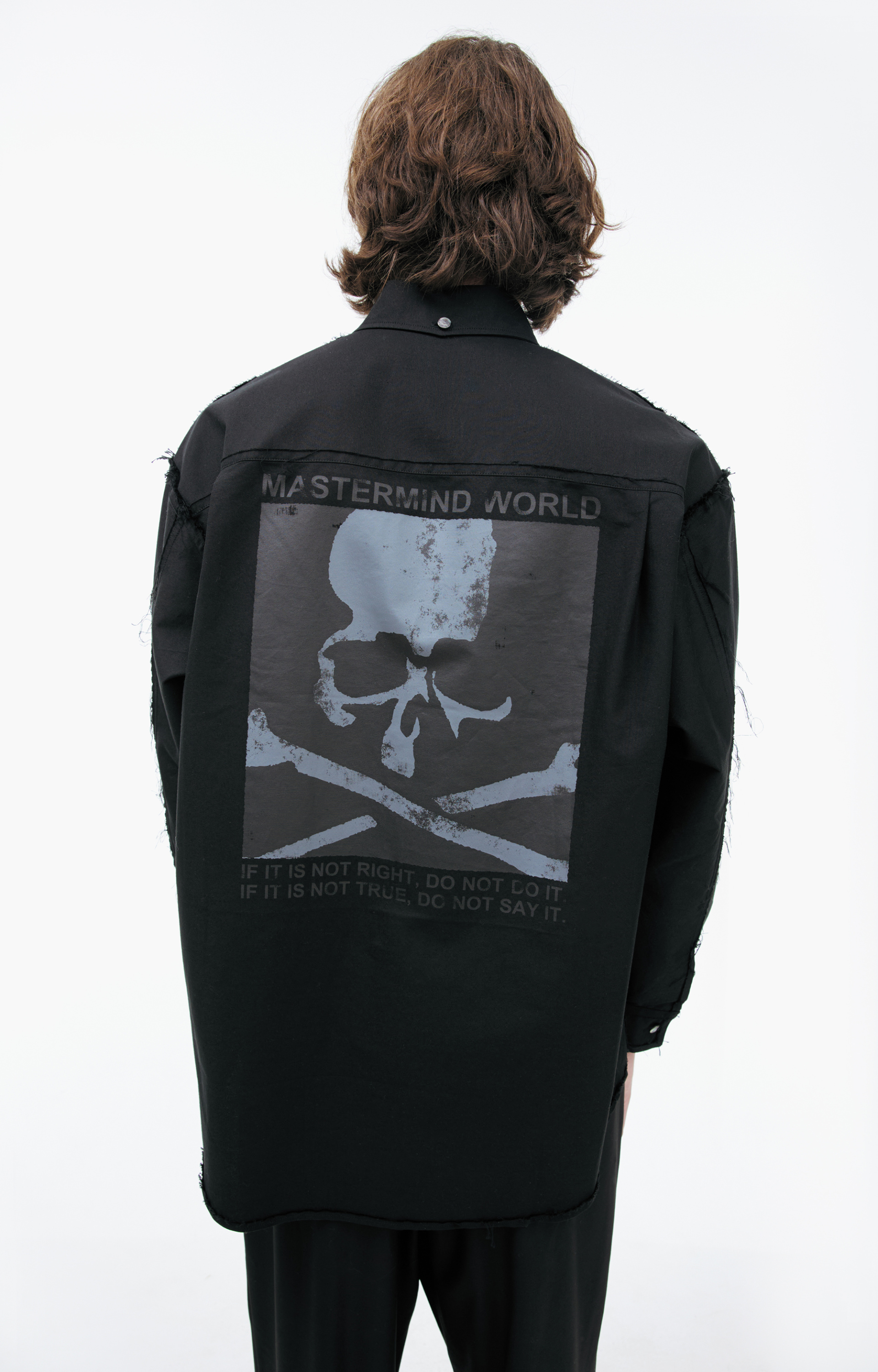 Mastermind WORLD Black print shirt
