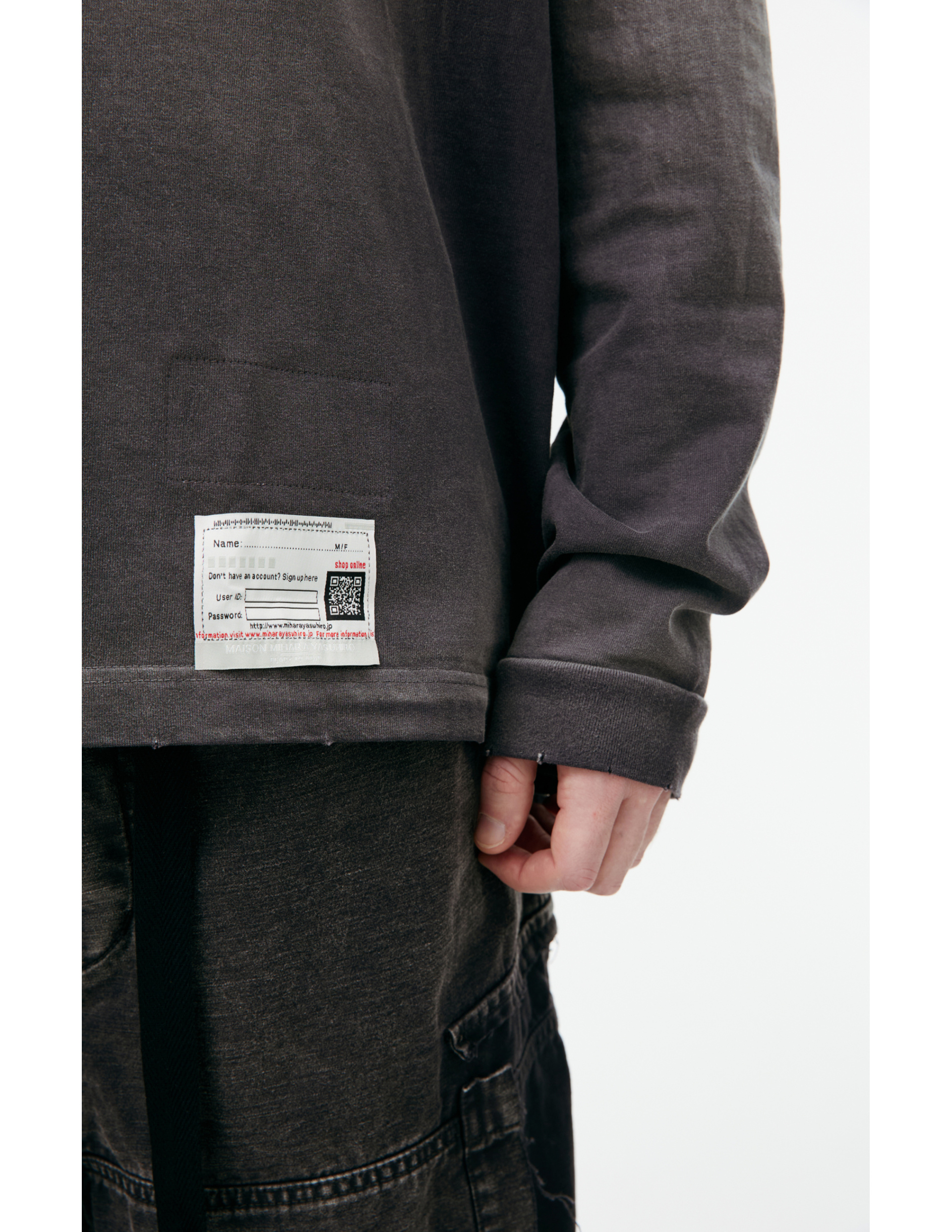 Maison Mihara Yasuhiro Sun Faded Longsleeve