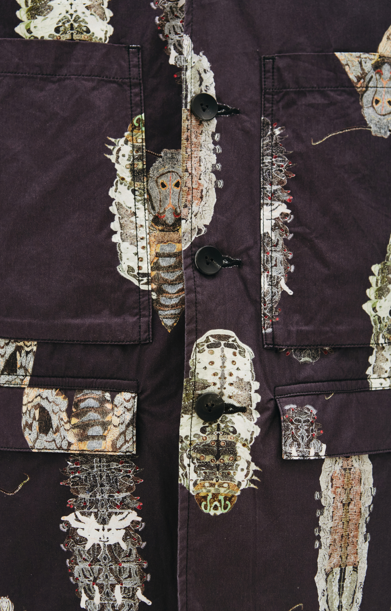 The Viridi-Anne Print Cotton Jacket