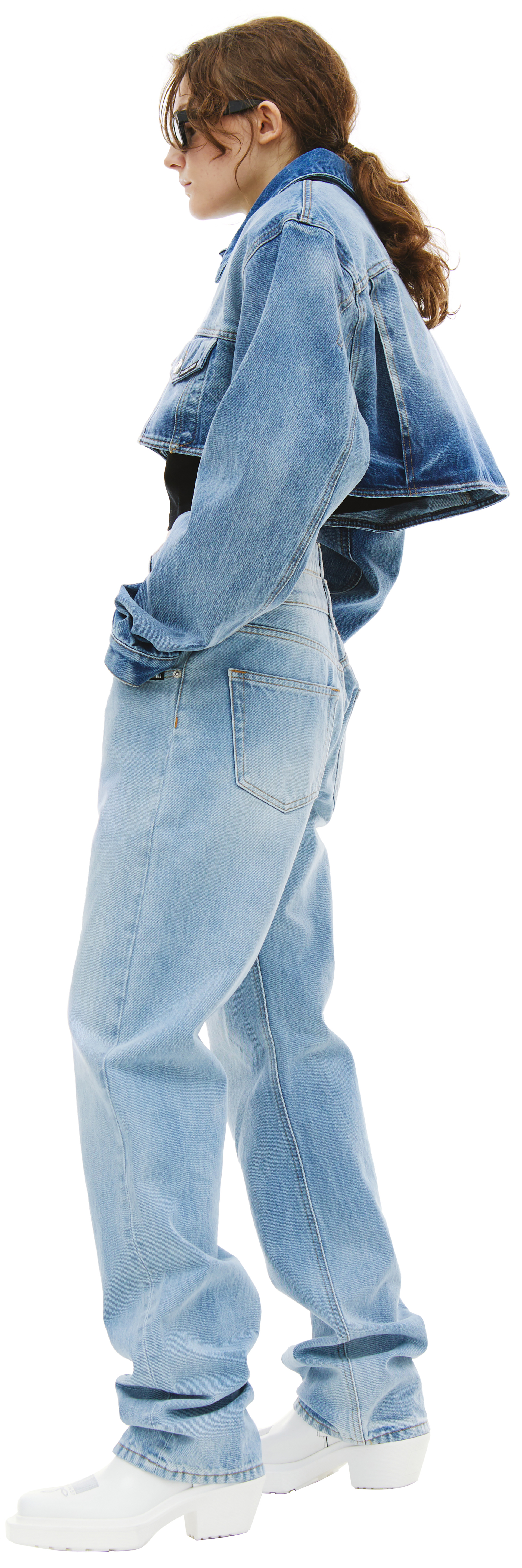 VTMNTS Сropped denim jacket