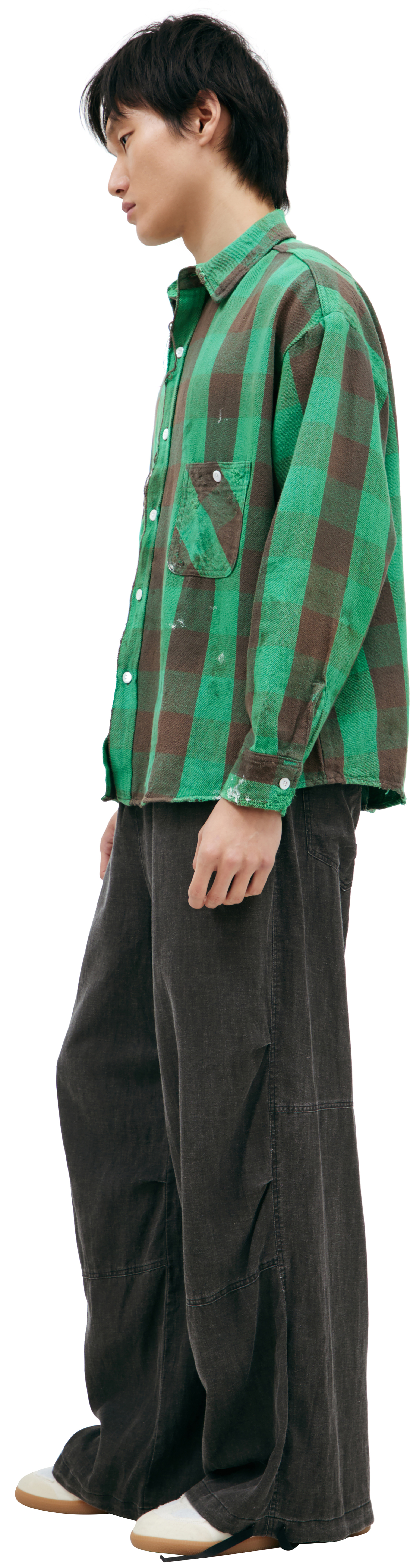 Saint Mxxxxxx Oversize plaid shirt