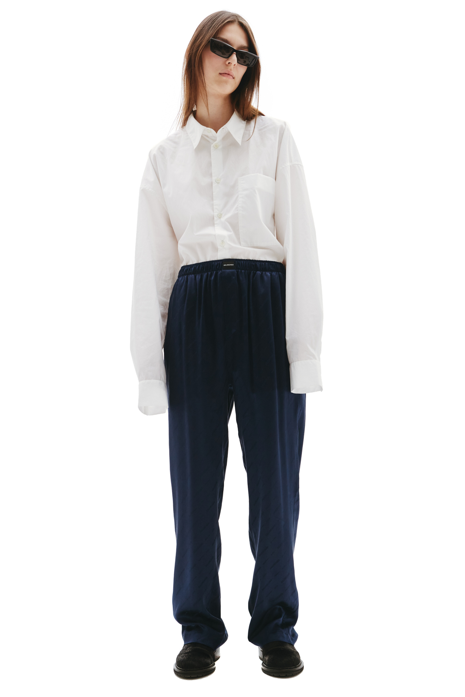 Balenciaga All Over Logo Trousers