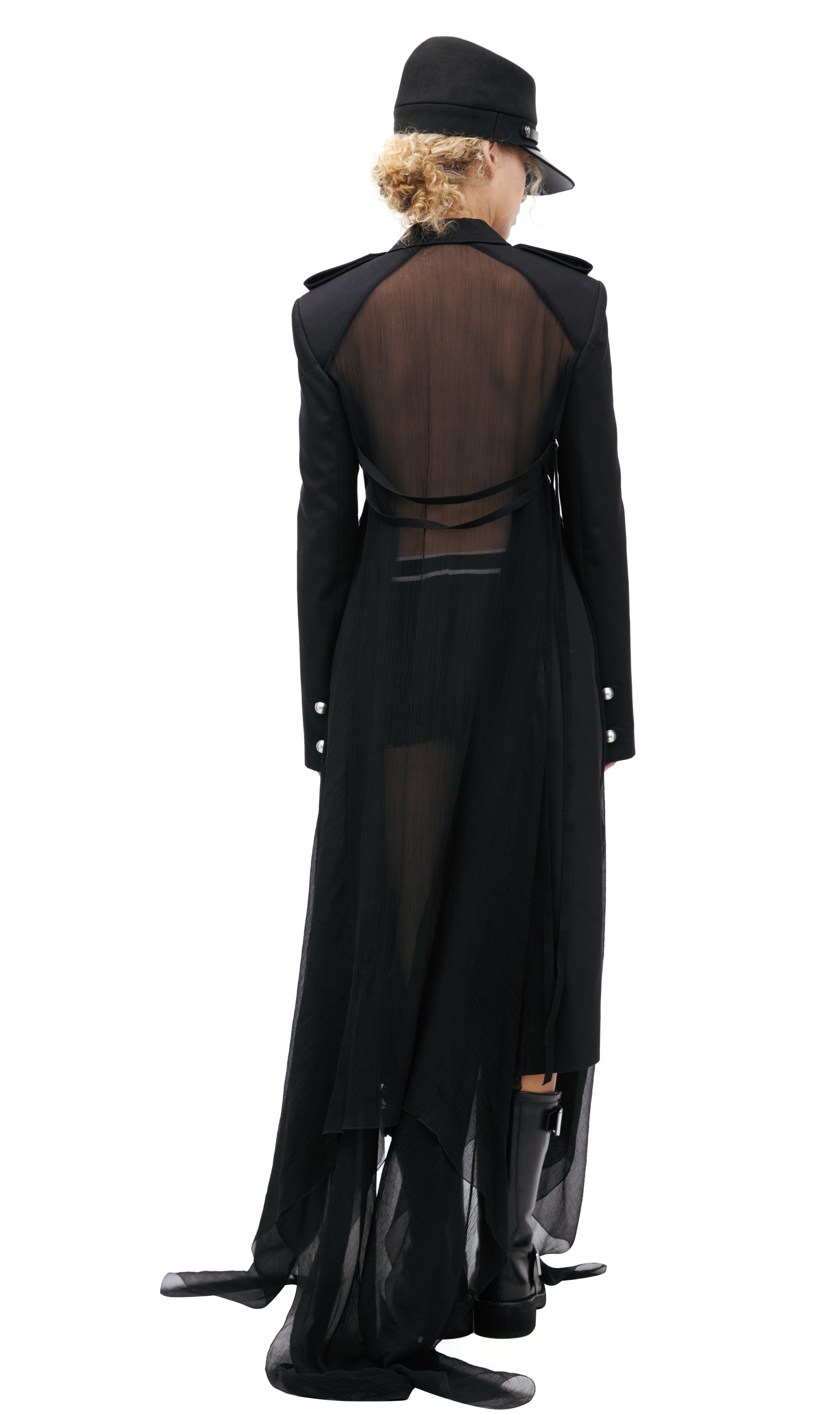 Ann Demeulemeester Asymmetrical coat