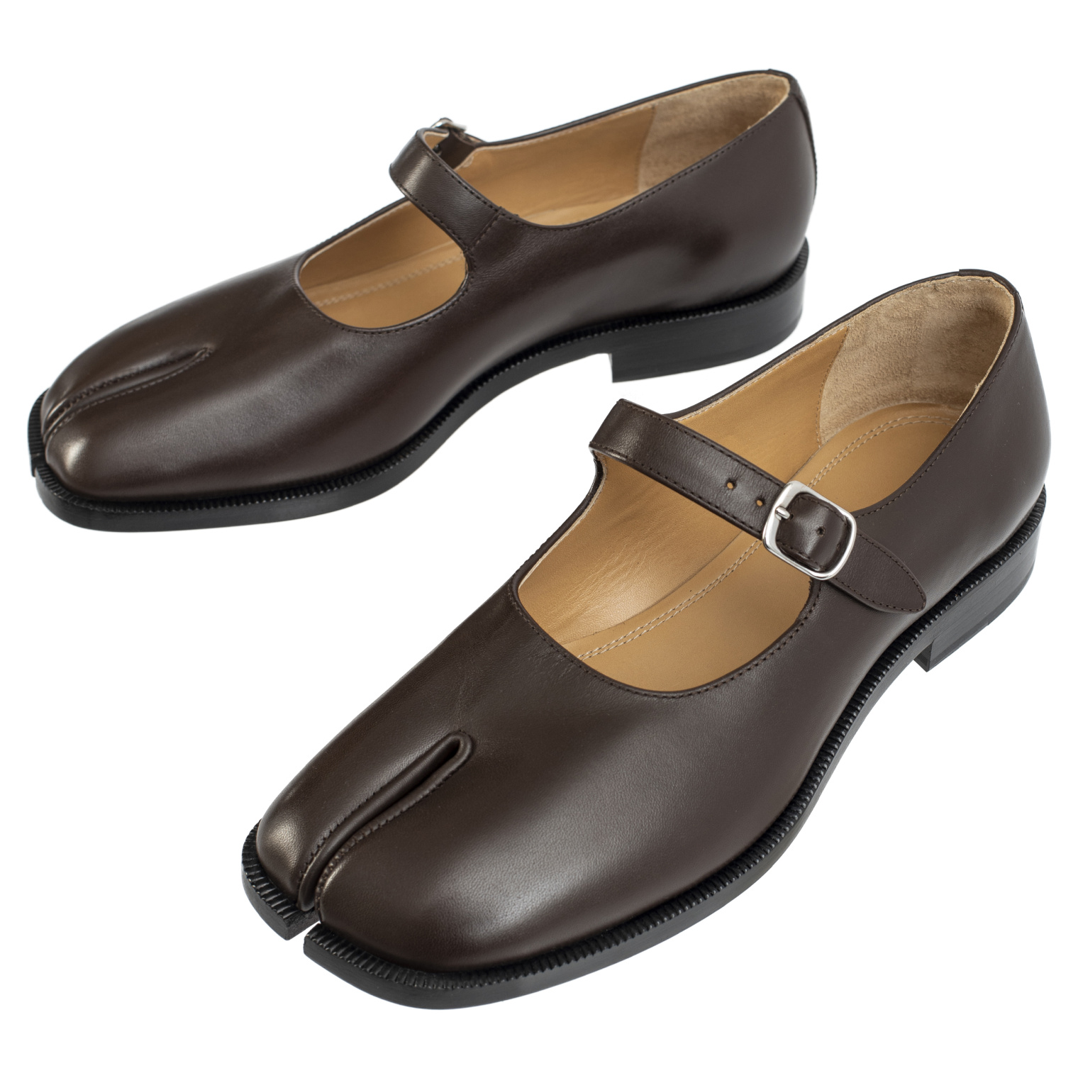 Maison Margiela Tabi Mary-Jany shoes in brown