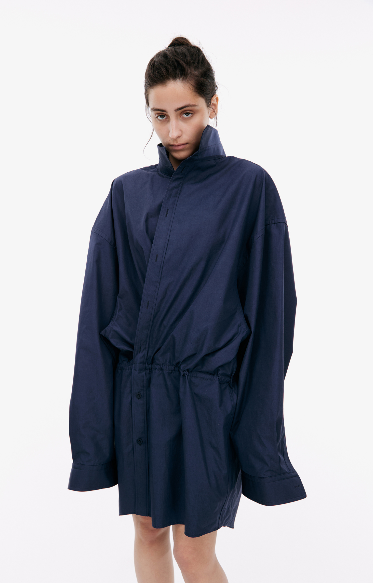 Balenciaga Navy blue cotton dress