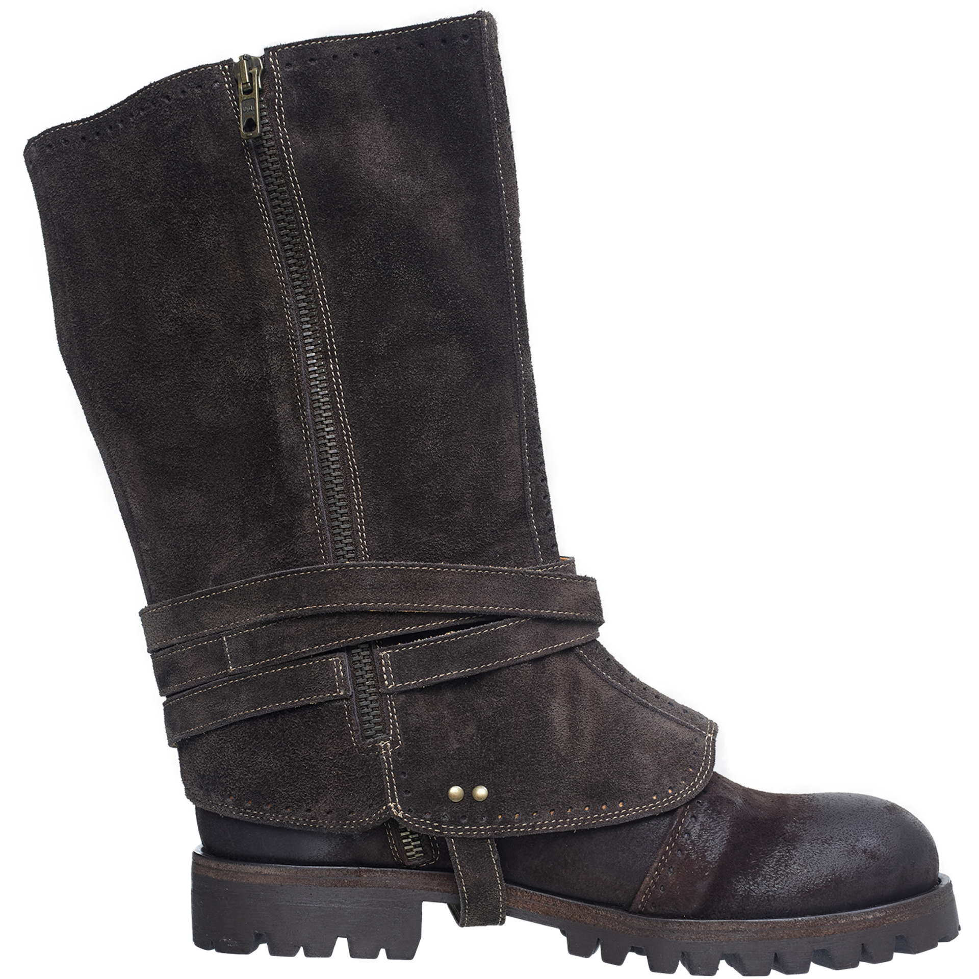 Ziggy Chen Leather boots with cuffs