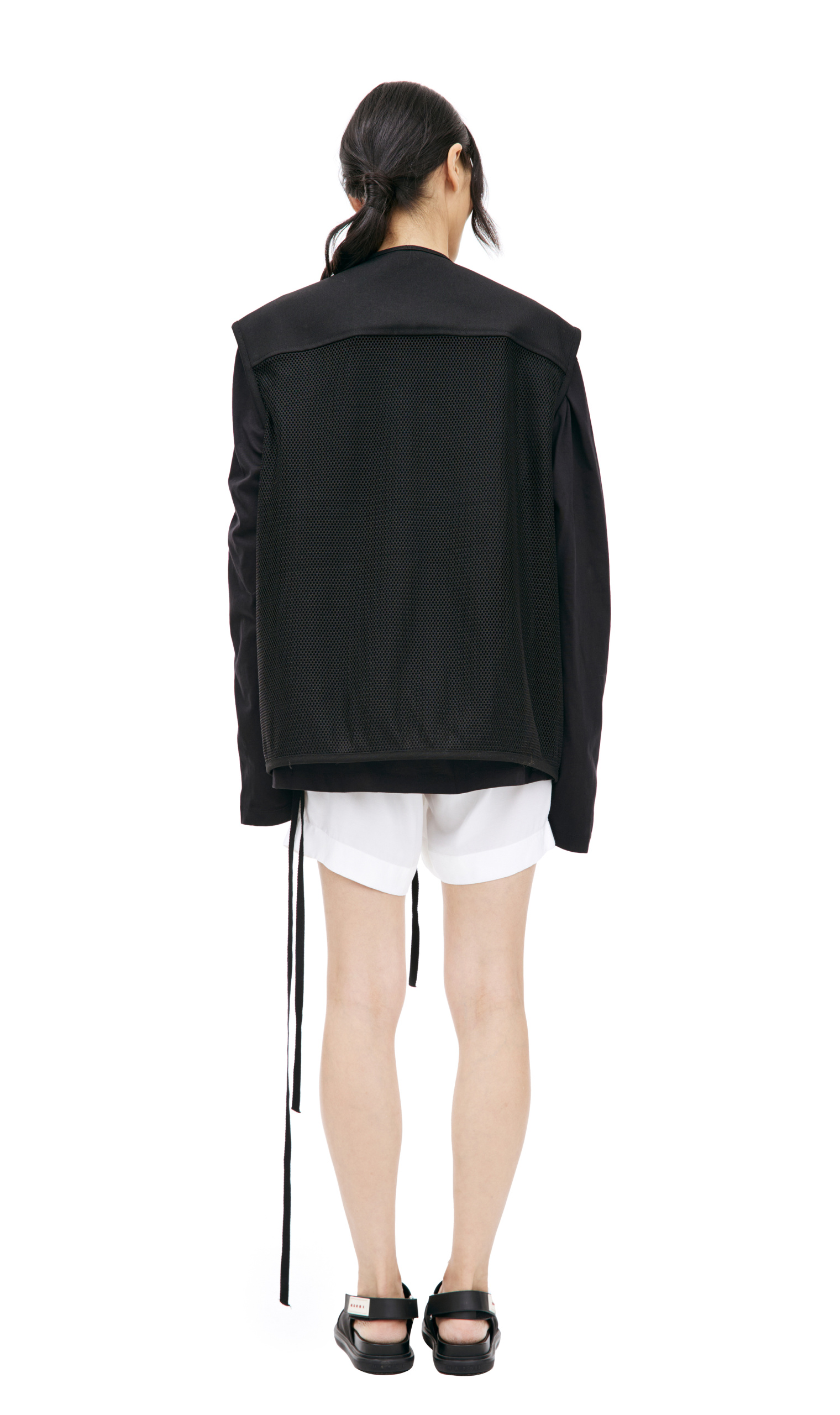 Jil Sander Combination vest with patch pockets