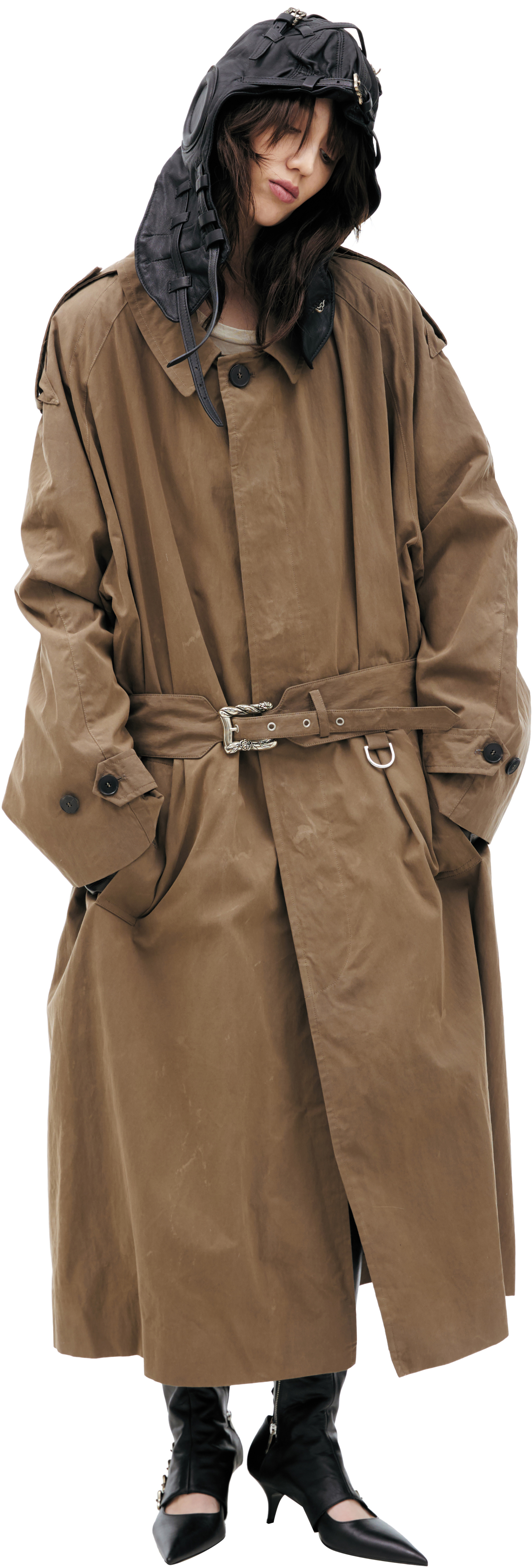 Enfants Riches Déprimés Trench coat with belt