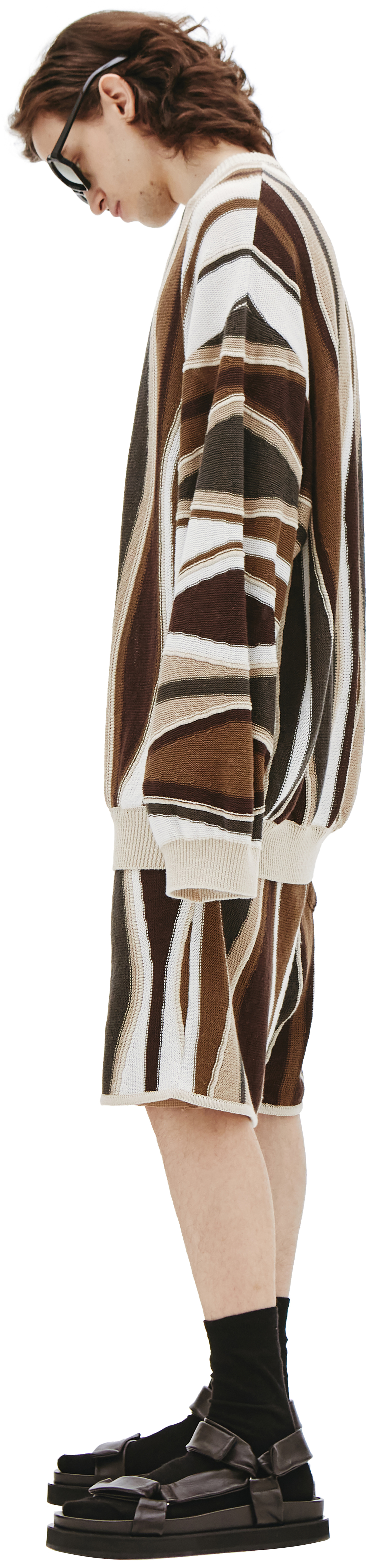 Children of the discordance Striped knitted sweater