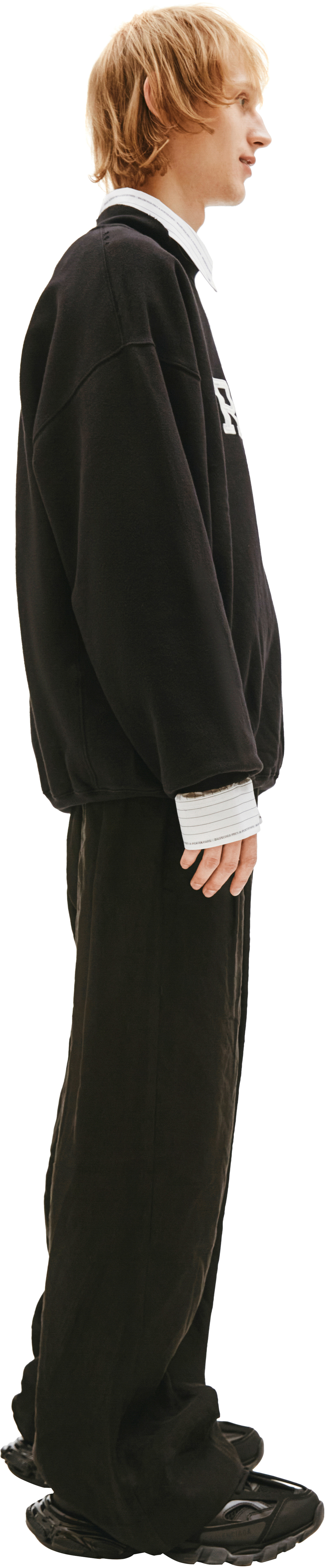 Balenciaga Black FREE Printed Sweatshirt