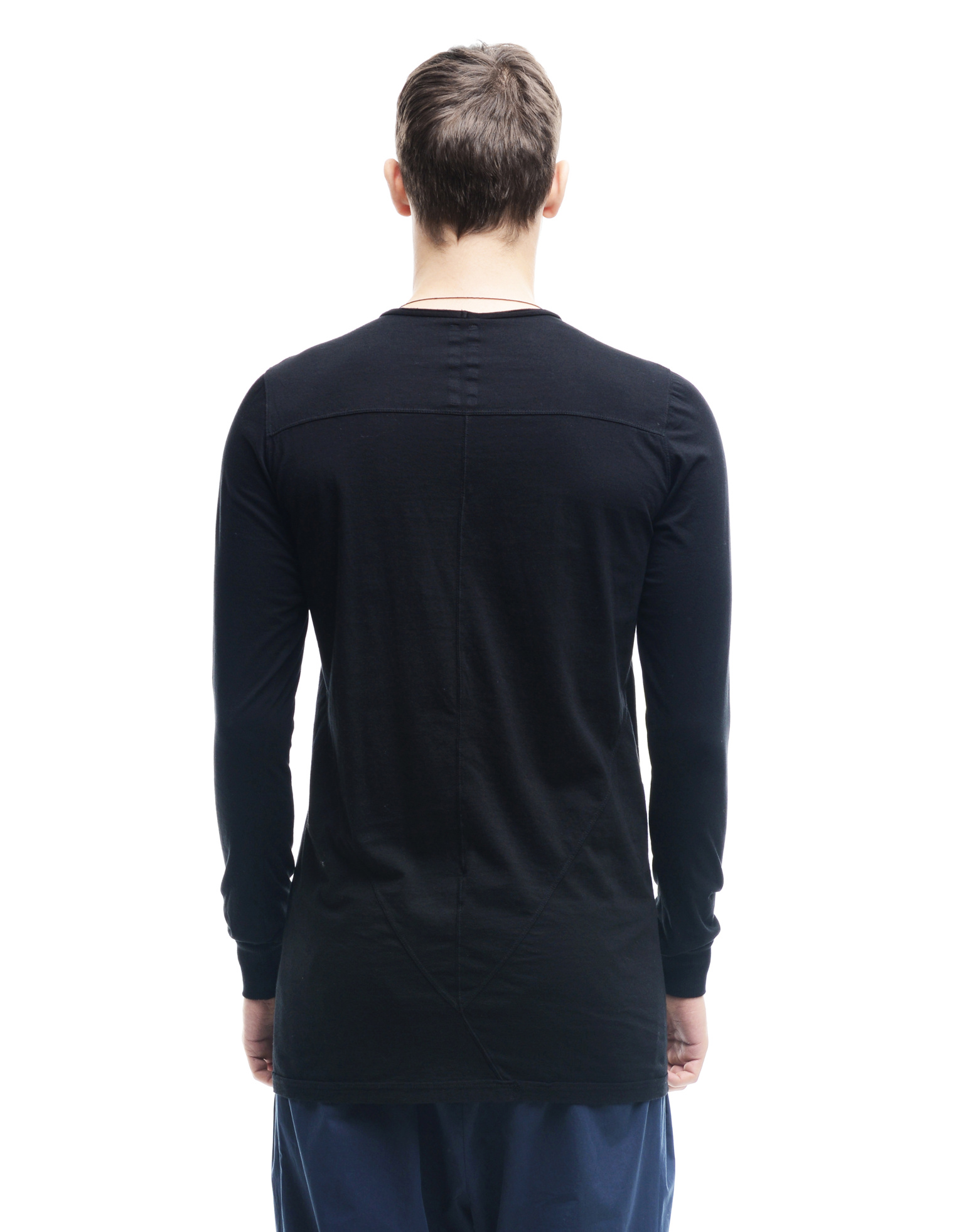 Buy DRKSHDW by Rick Owens men cotton long sleeve t-shirt for