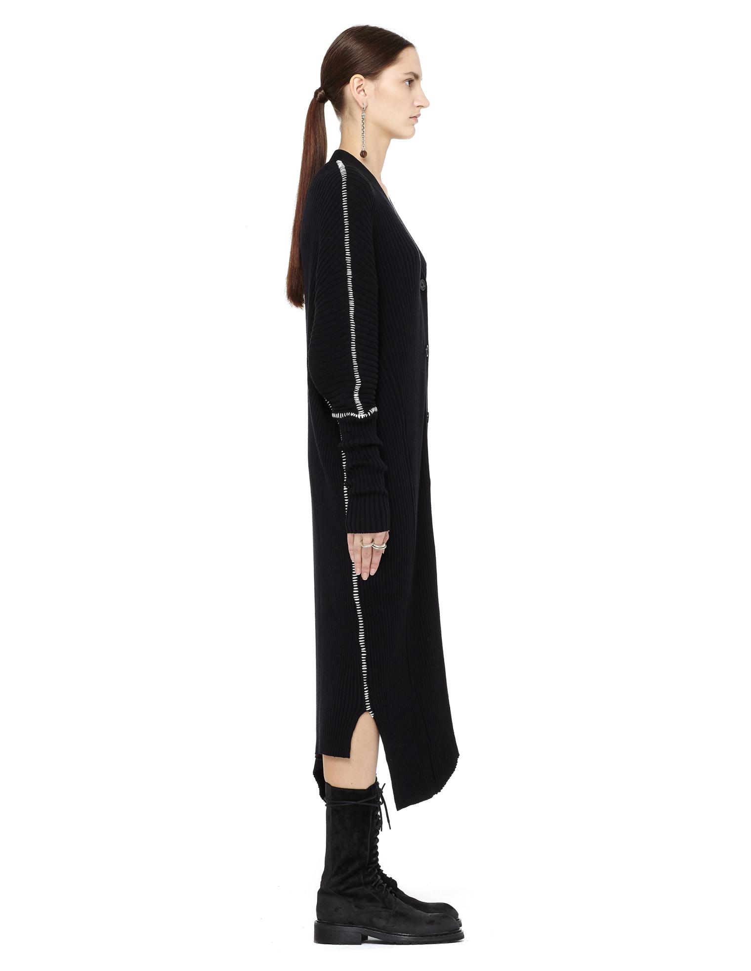 Ann Demeulemeester Кардиган из хлопка и кашемира