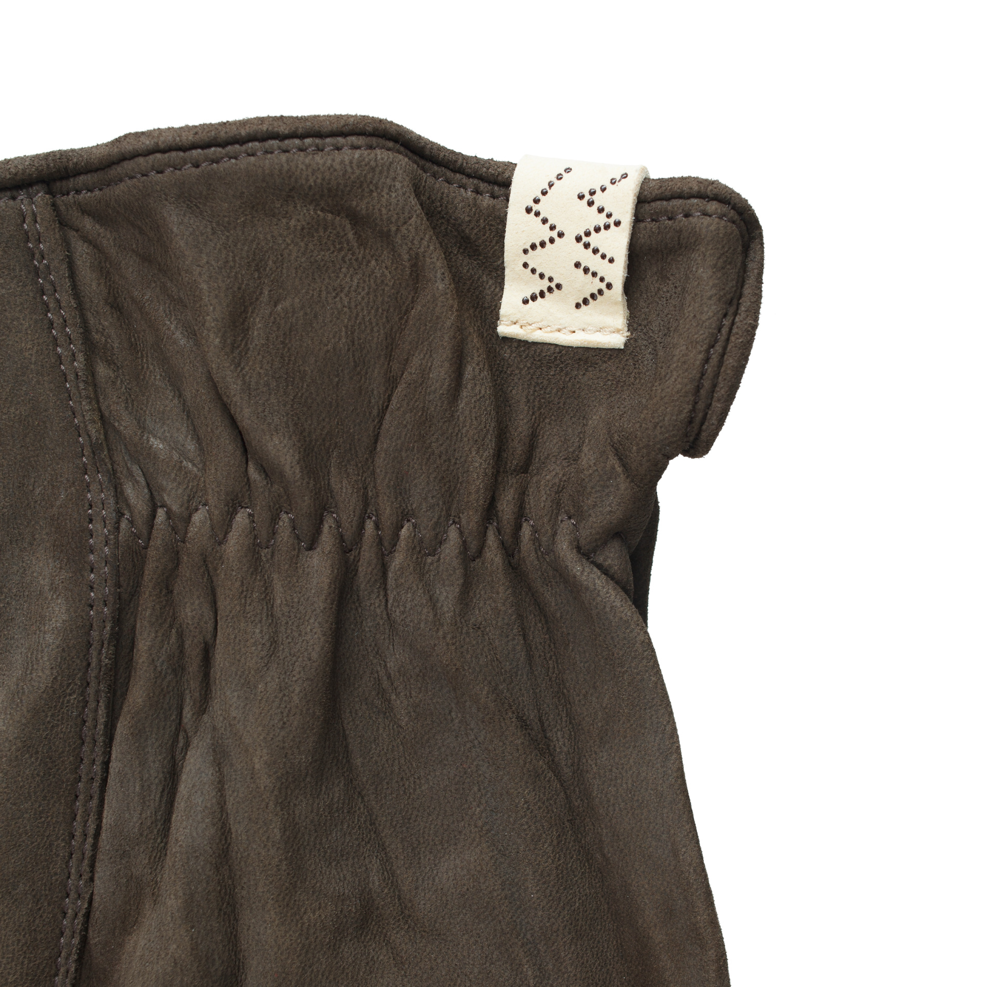 visvim Brown suede gloves