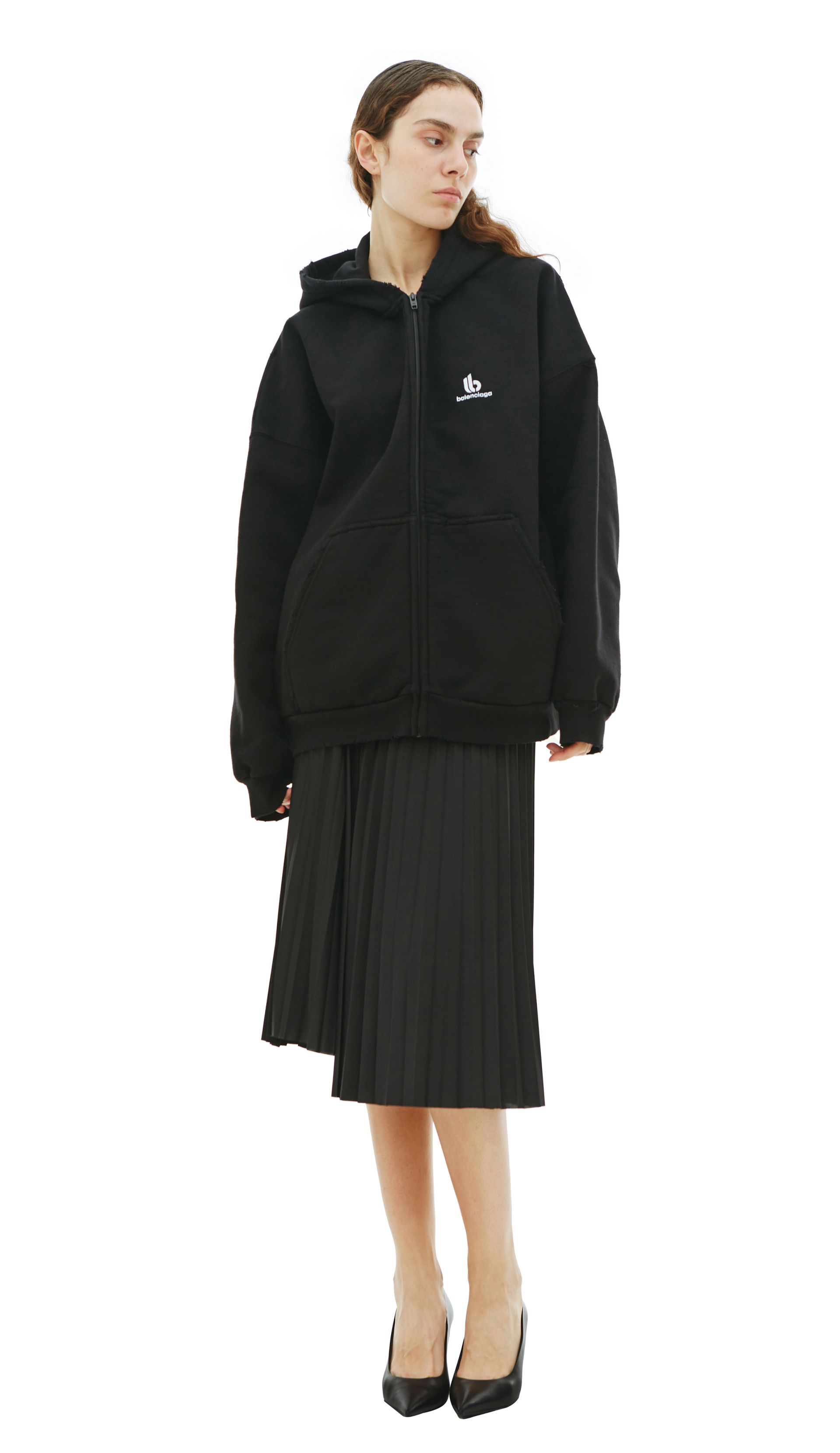 Balenciaga Cotton zip hoodie