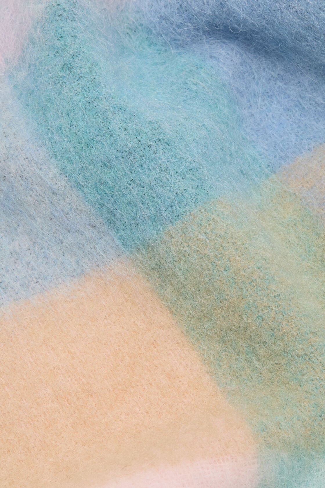 Acne Studios Mohair Checked Scarf